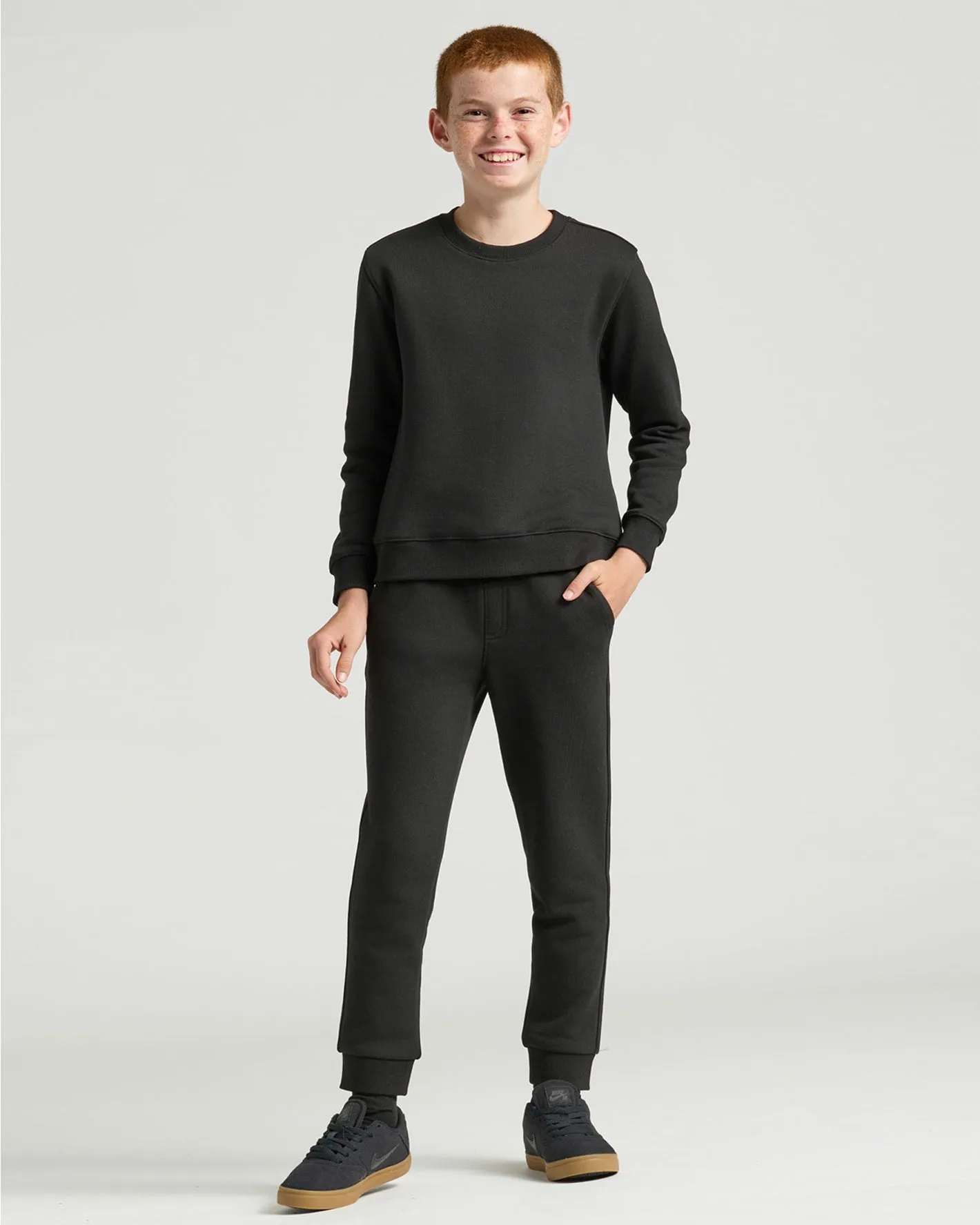 Boys' Black Fleece Jogger sold by True Classic product image thumbnail 3