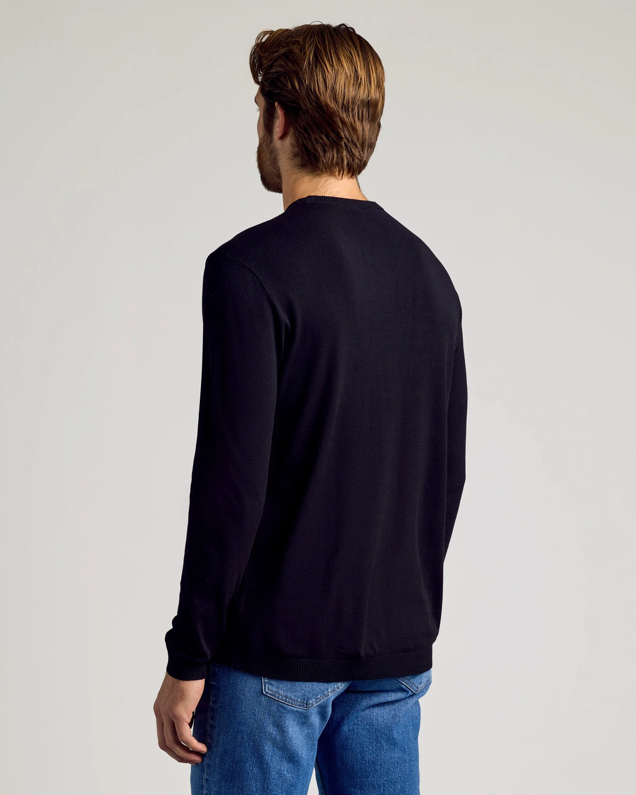 Black & Navy Crew Neck Sweater 2-Pack sold by True Classic product image thumbnail 3