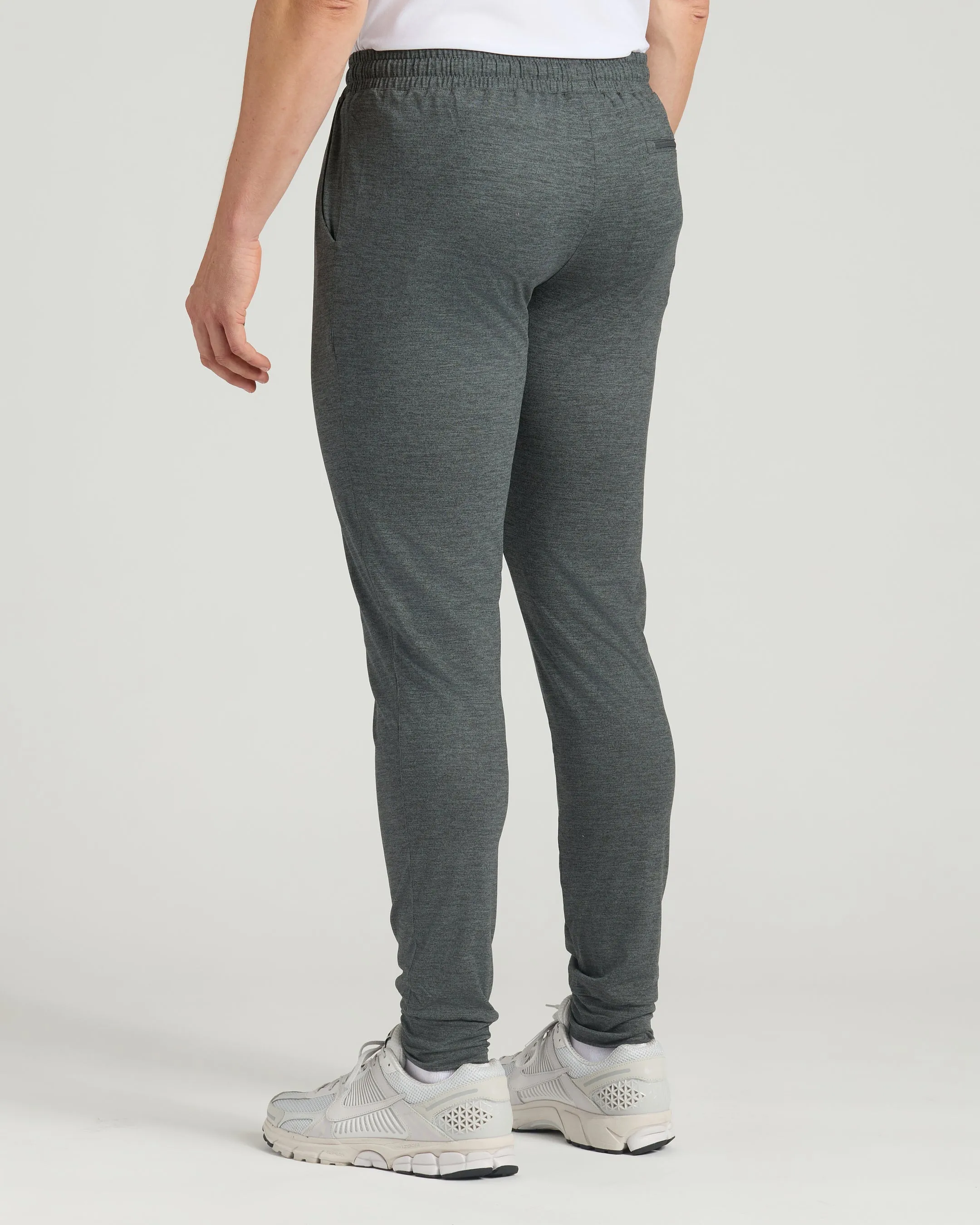 Black & Charcoal Heather Gray Tall Active Joggers 2-Pack sold by True Classic product image thumbnail 5
