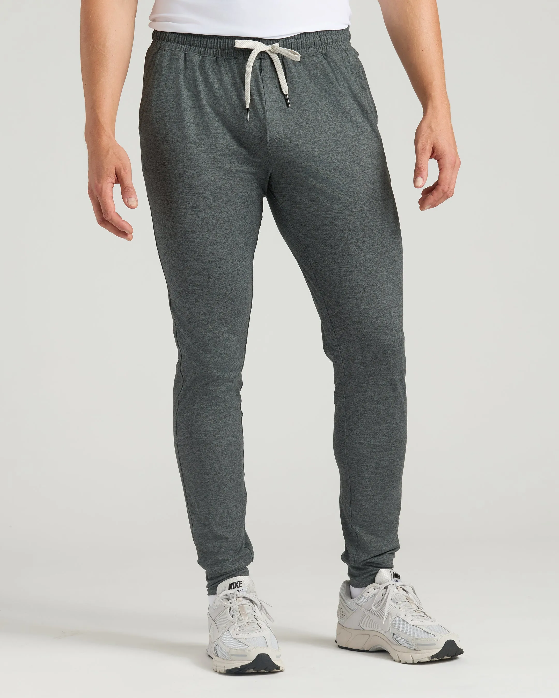 Black & Charcoal Heather Gray Tall Active Joggers 2-Pack sold by True Classic product image thumbnail 2