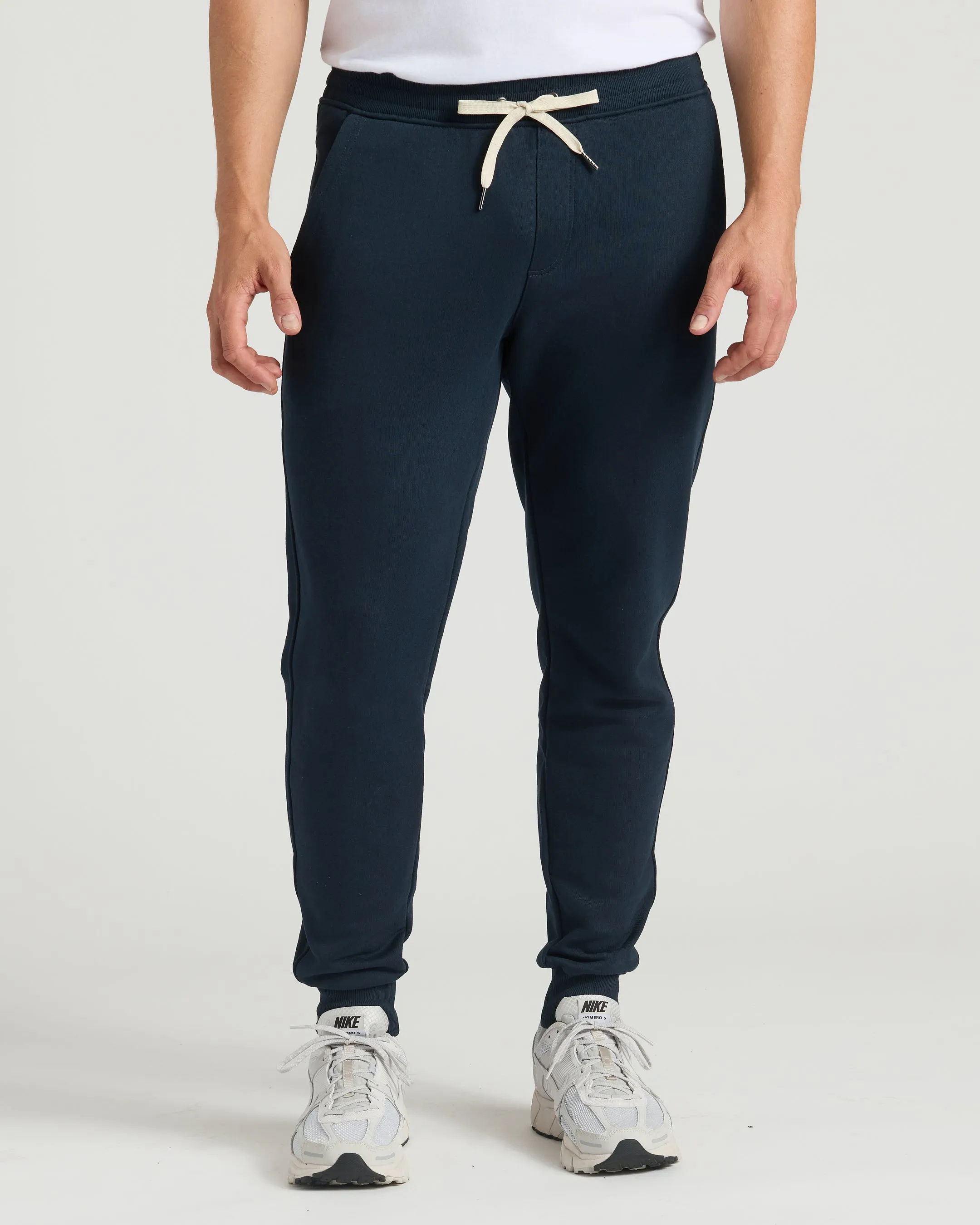 Navy Tall Fleece French Terry Joggers sold by True Classic