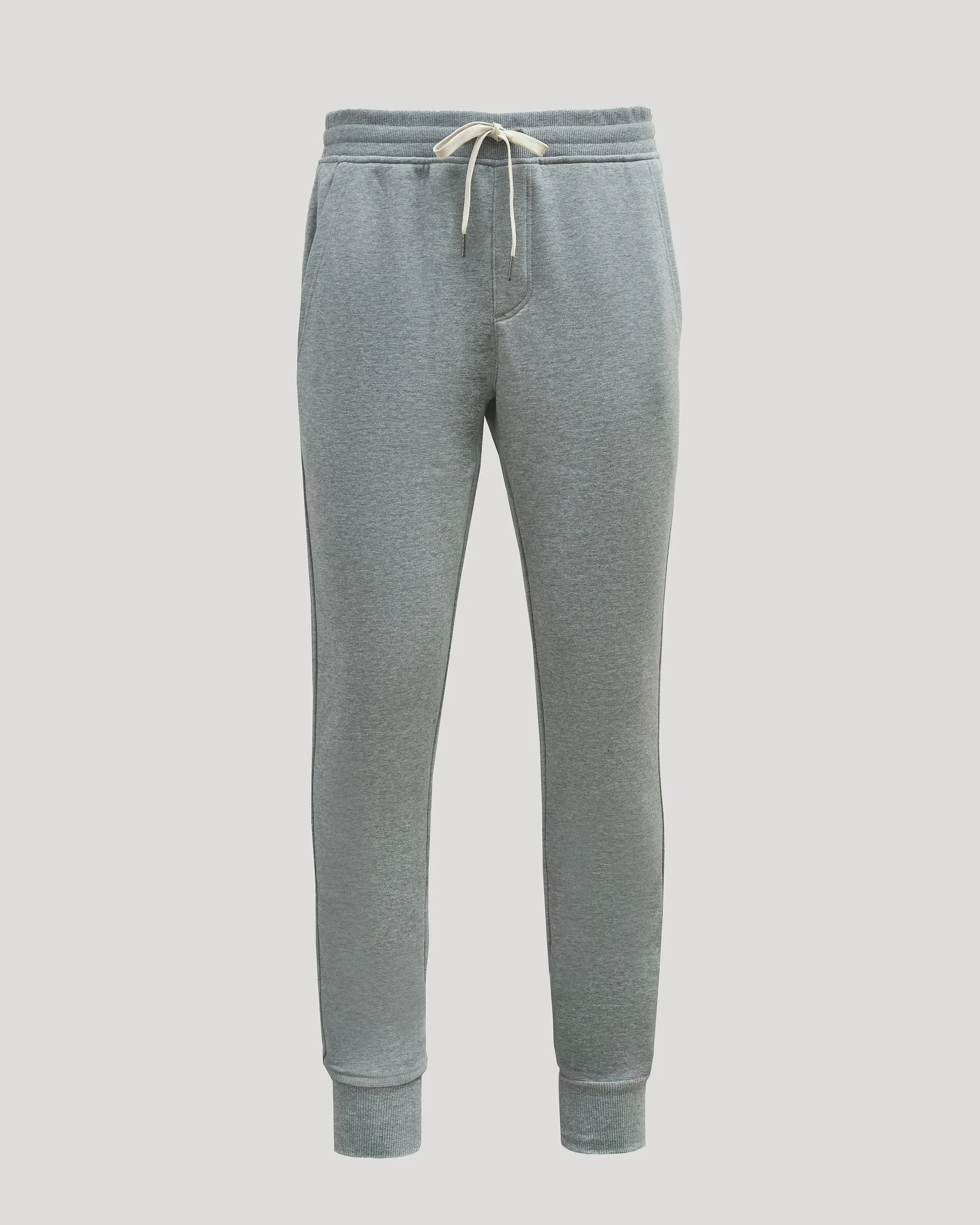 Medium Heather Gray Tall Fleece French Terry Joggers sold by True Classic product image thumbnail 2