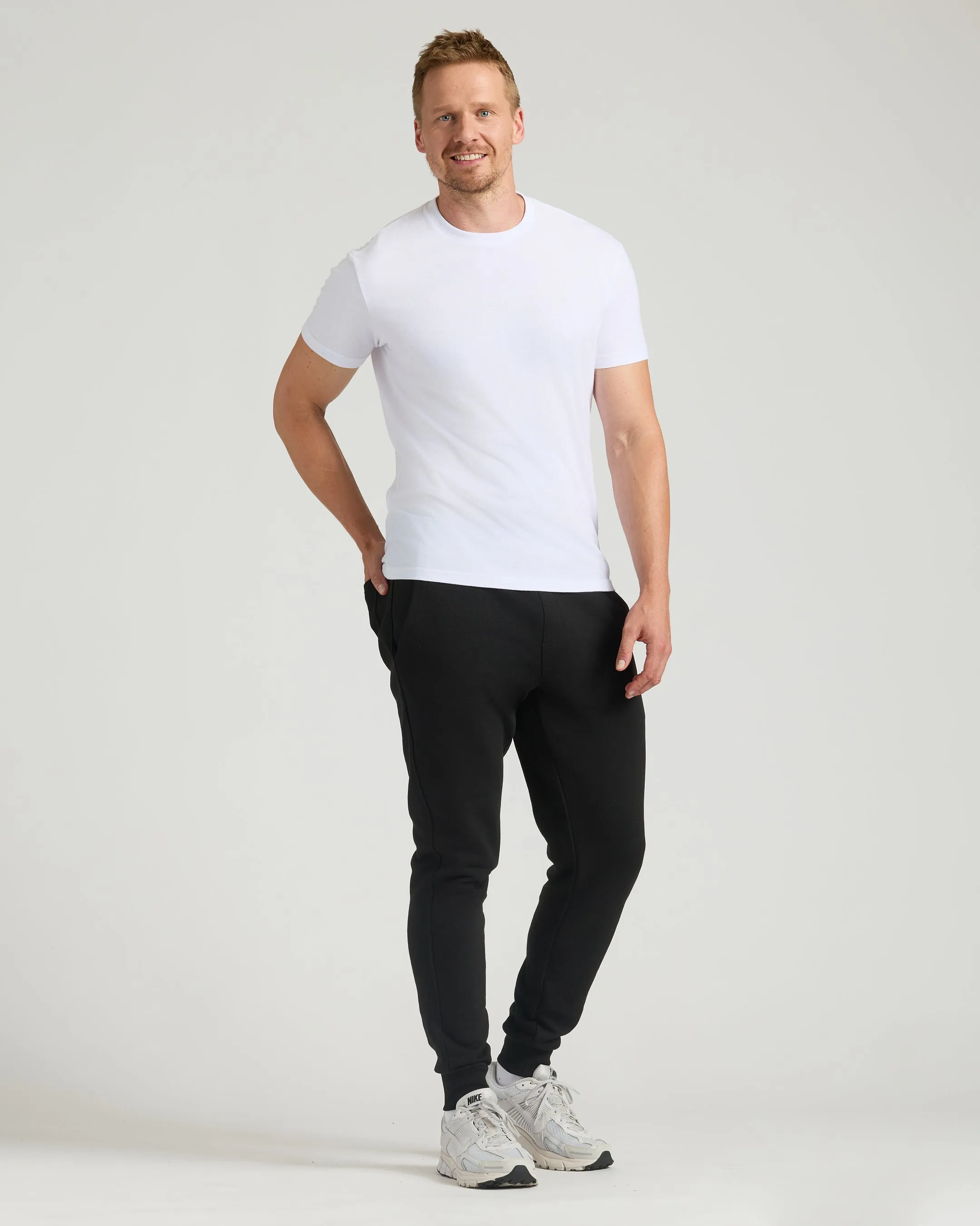 Black Tall Fleece French Terry Joggers sold by True Classic product image thumbnail 4