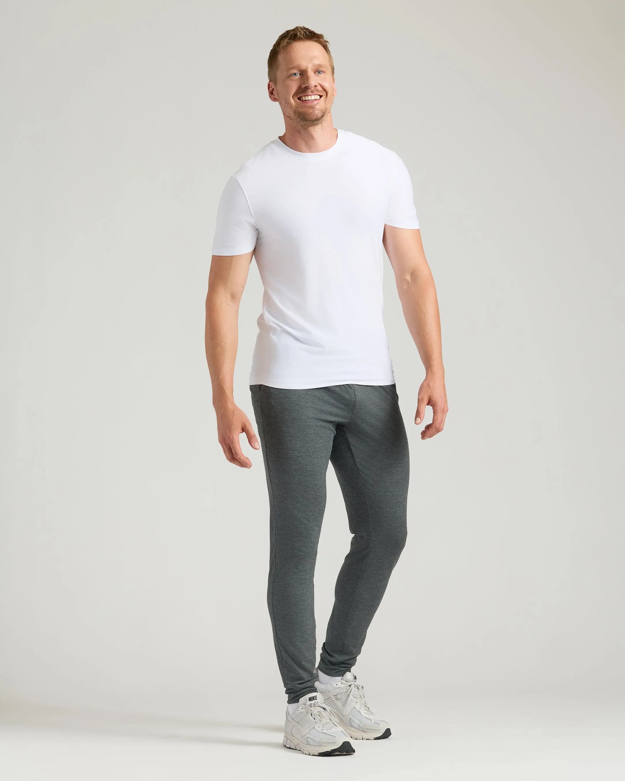Charcoal Heather Gray Tall Active Joggers sold by True Classic product image thumbnail 4