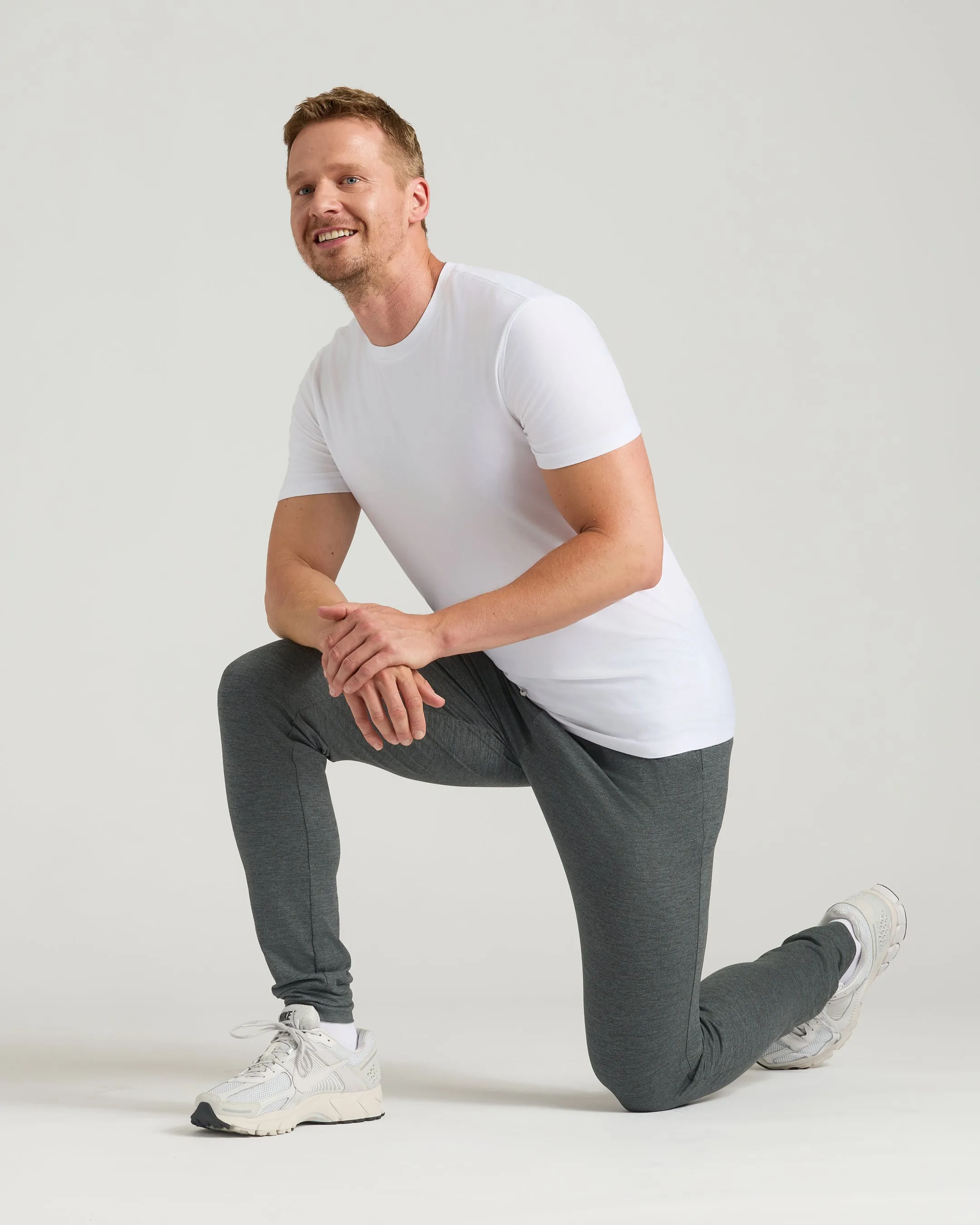 Charcoal Heather Gray Tall Active Joggers sold by True Classic product image thumbnail 5