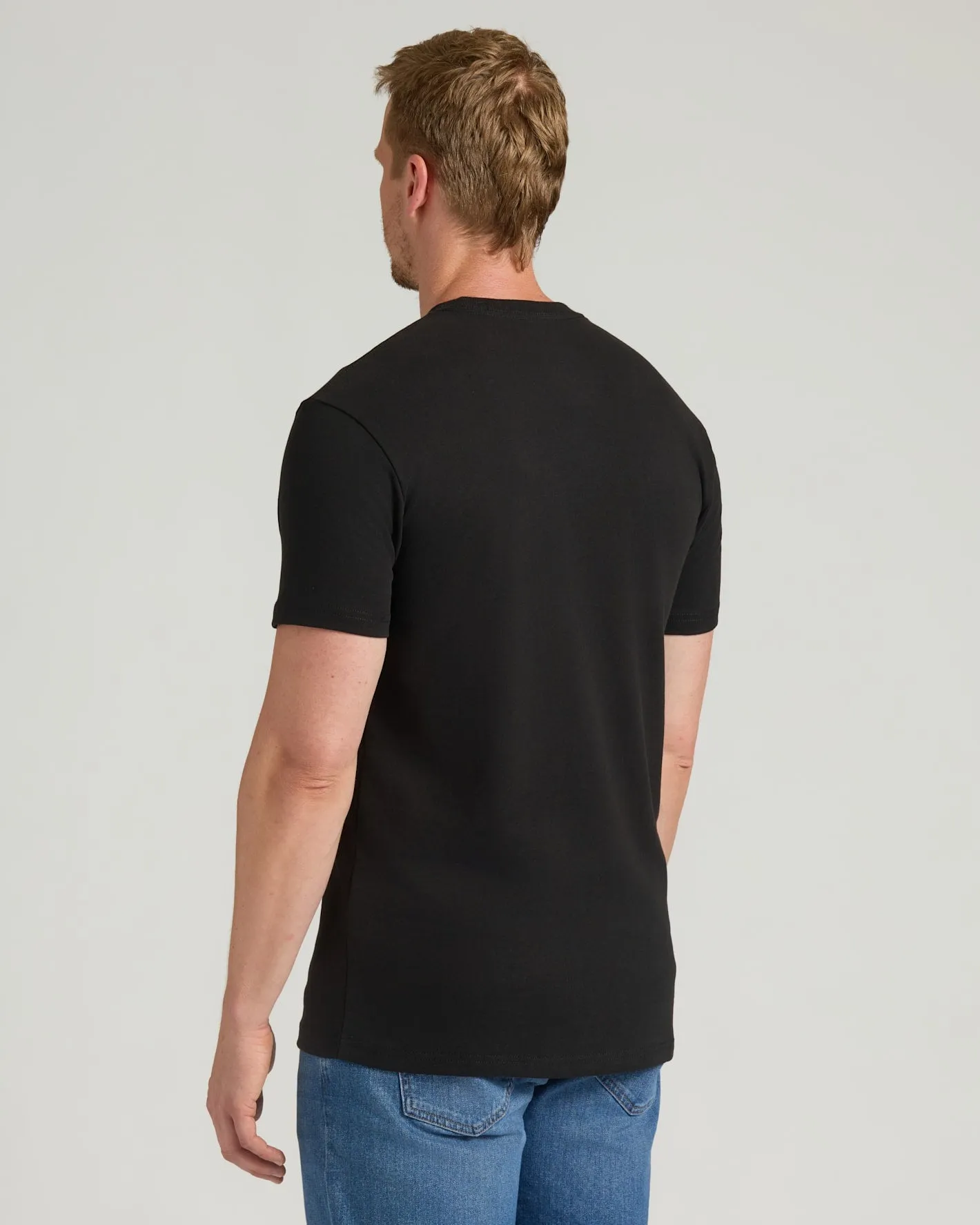 Black Tall Heavyweight Pocket Crew sold by True Classic product image thumbnail 3