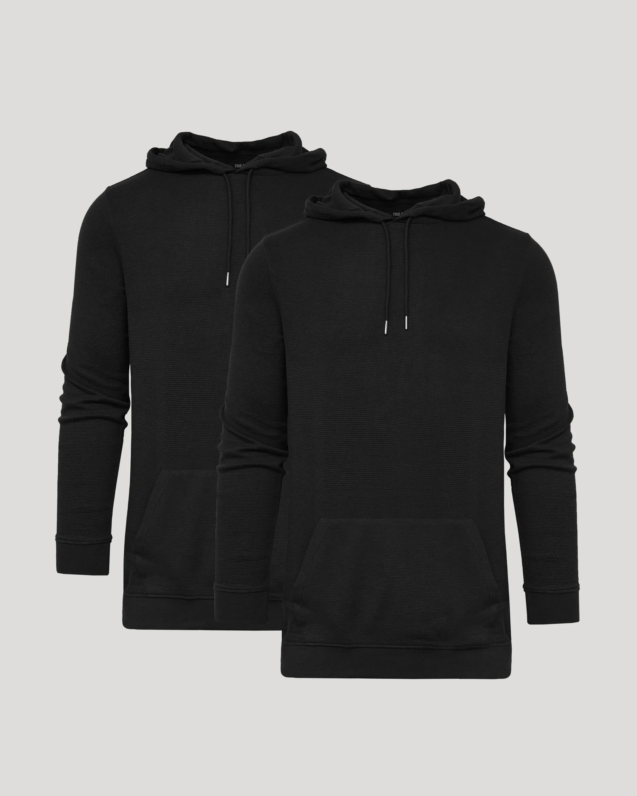 Black Tall Waffle Hoodie 2-Pack sold by True Classic