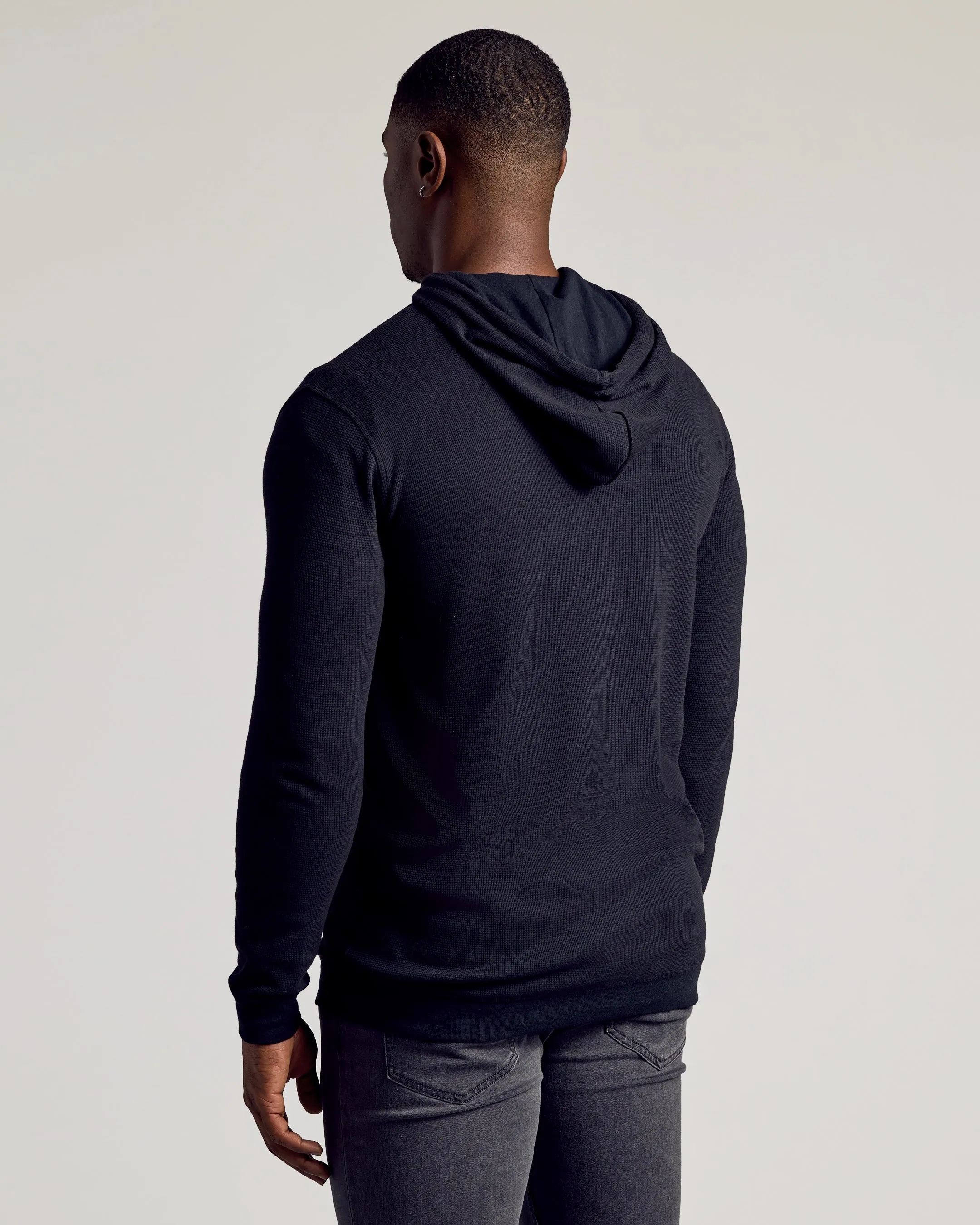 Black Tall Waffle Hoodie 2-Pack sold by True Classic product image thumbnail 3
