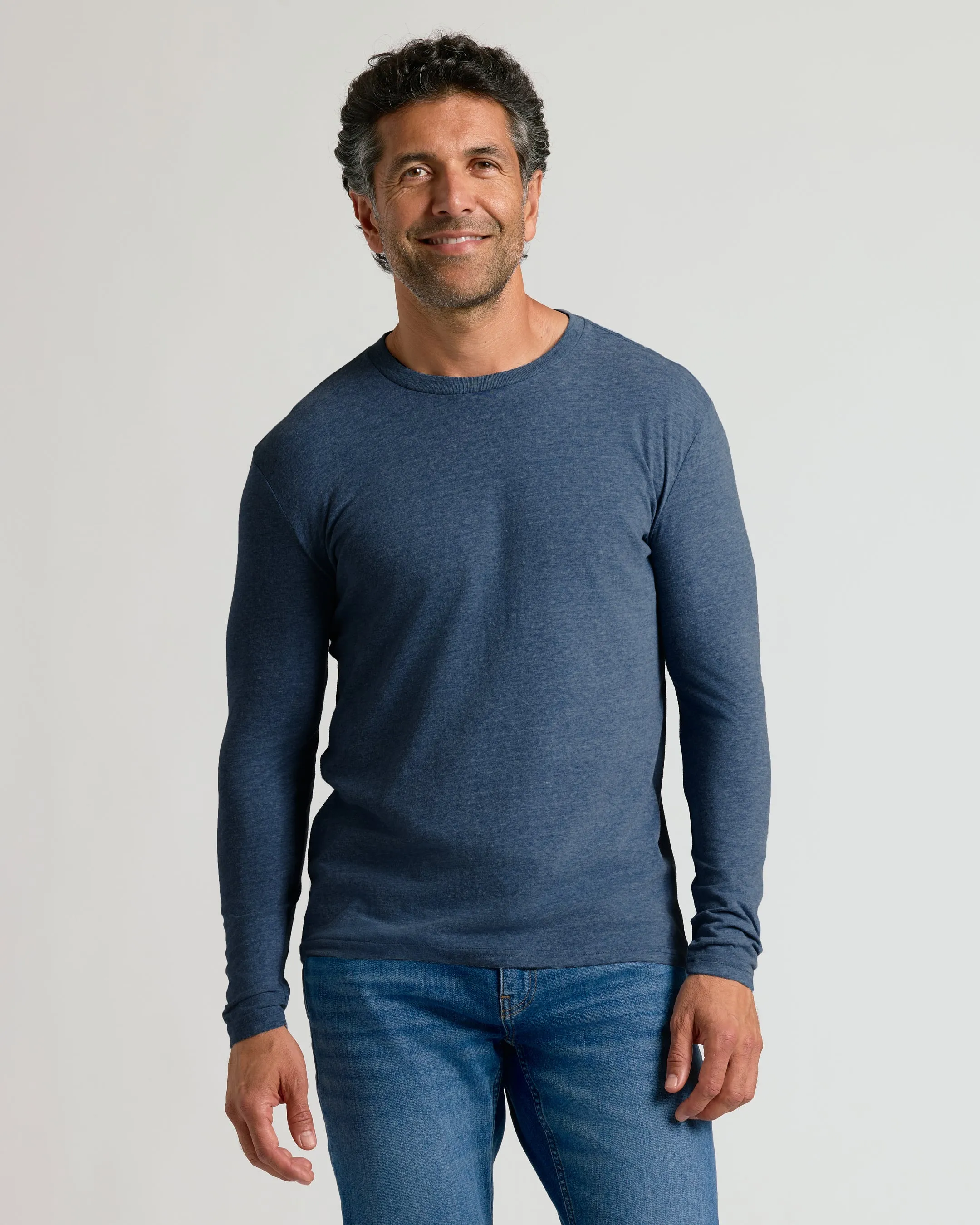 Heather Classic Long Sleeve 3-Pack sold by True Classic product image thumbnail 5