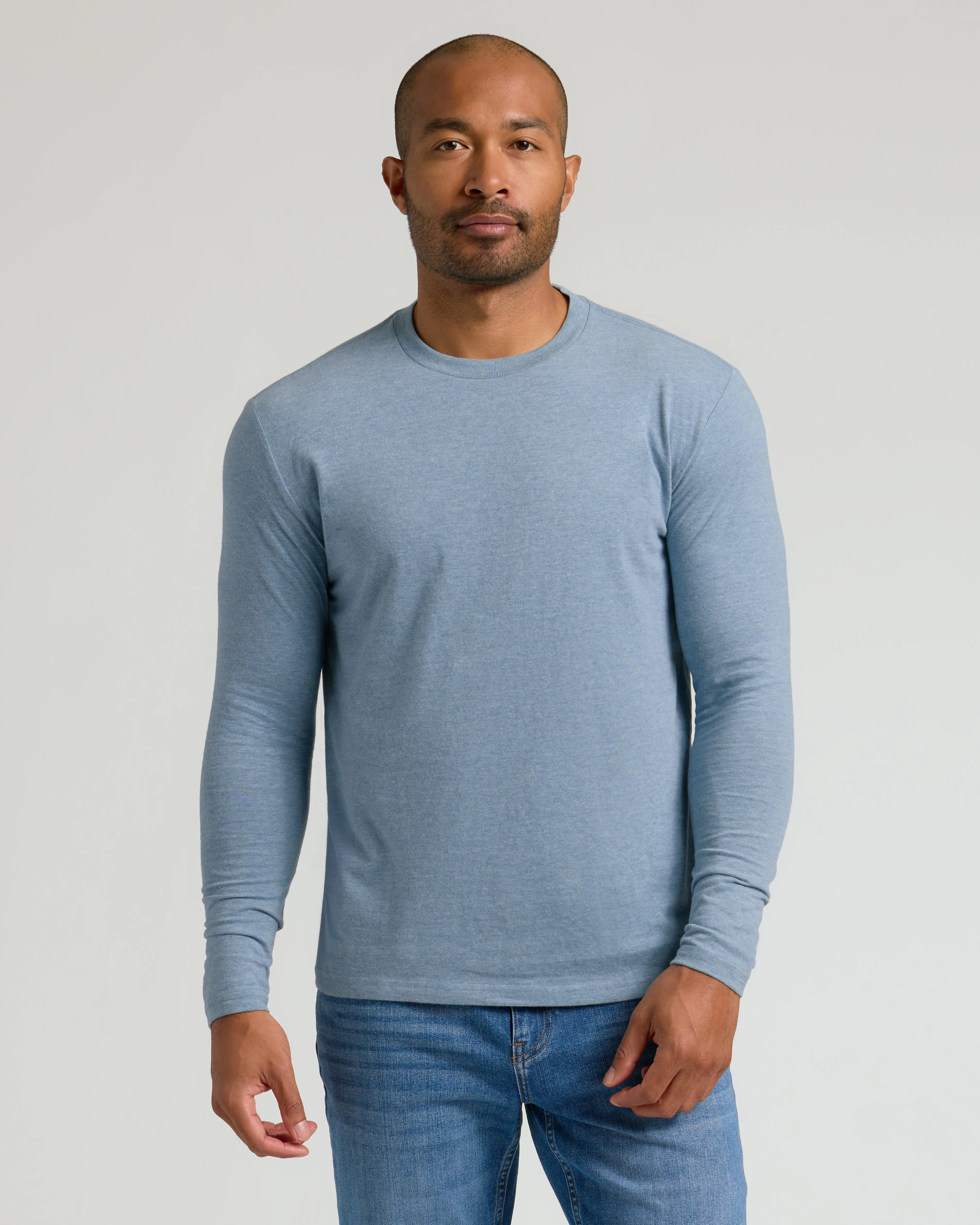 Heather Classic Long Sleeve 3-Pack sold by True Classic product image thumbnail 2