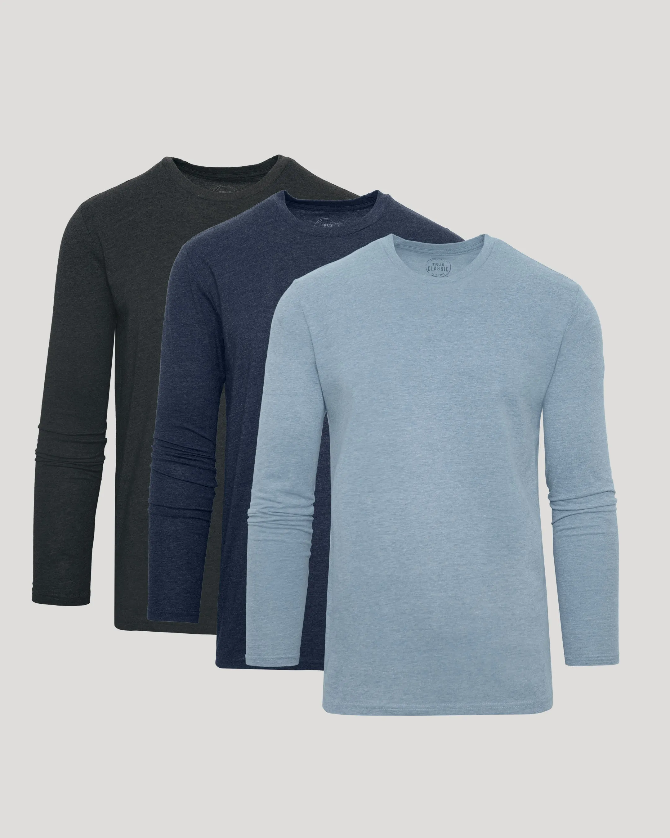 Heather Classic Long Sleeve 3-Pack sold by True Classic