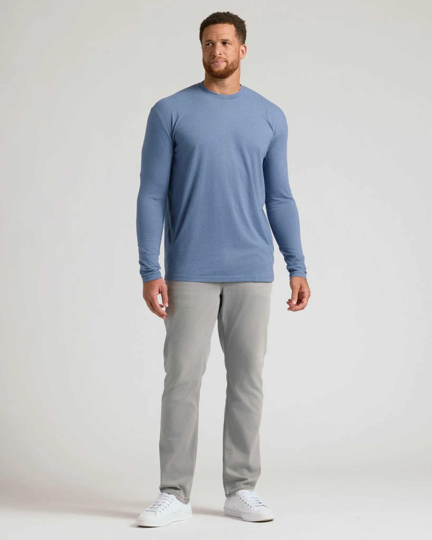Seasonal Tall Classic Long Sleeve Crew 3-Pack sold by True Classic product image thumbnail 4