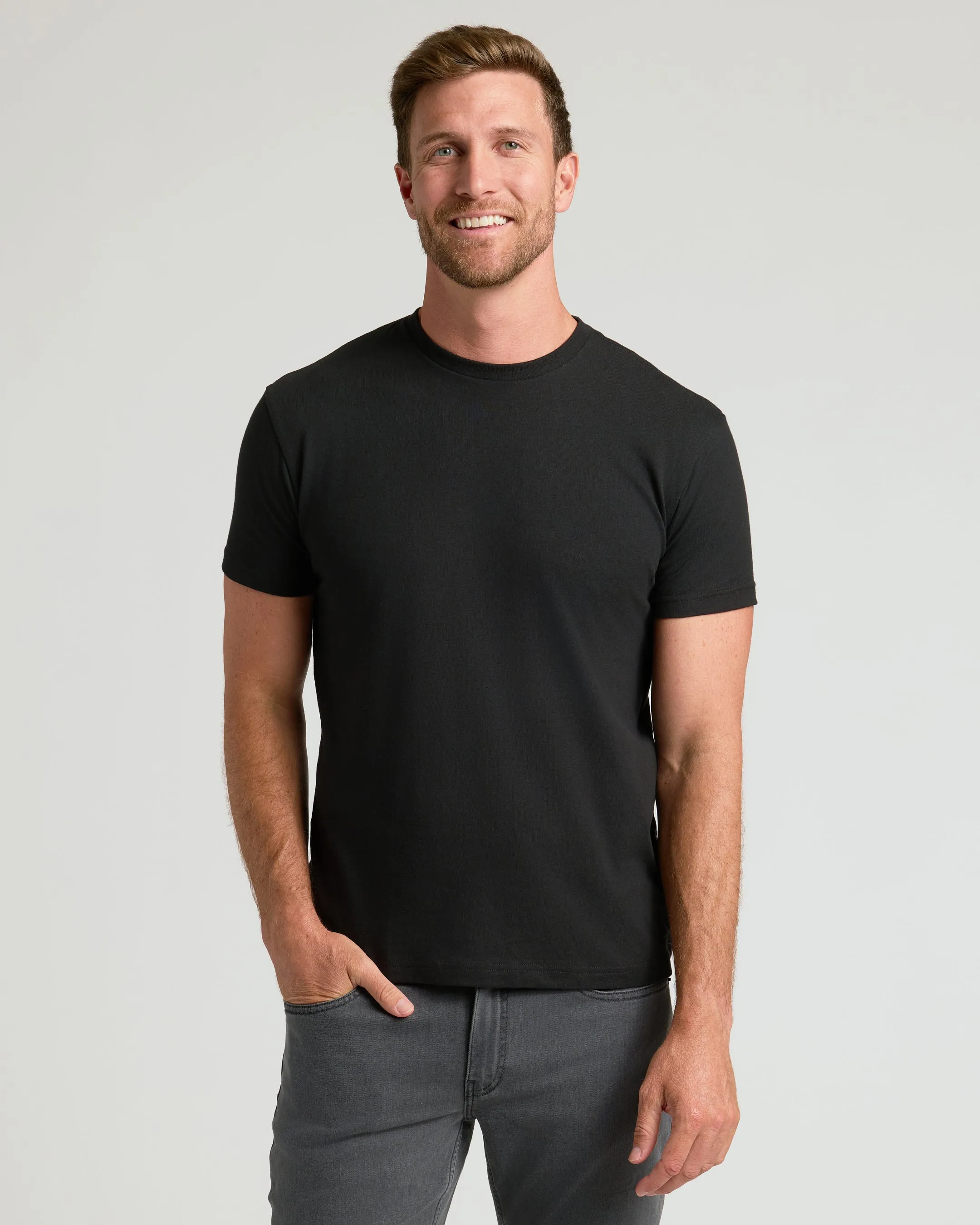 All Black Classic Crew Neck 3-Pack (Test) sold by True Classic product image thumbnail 2