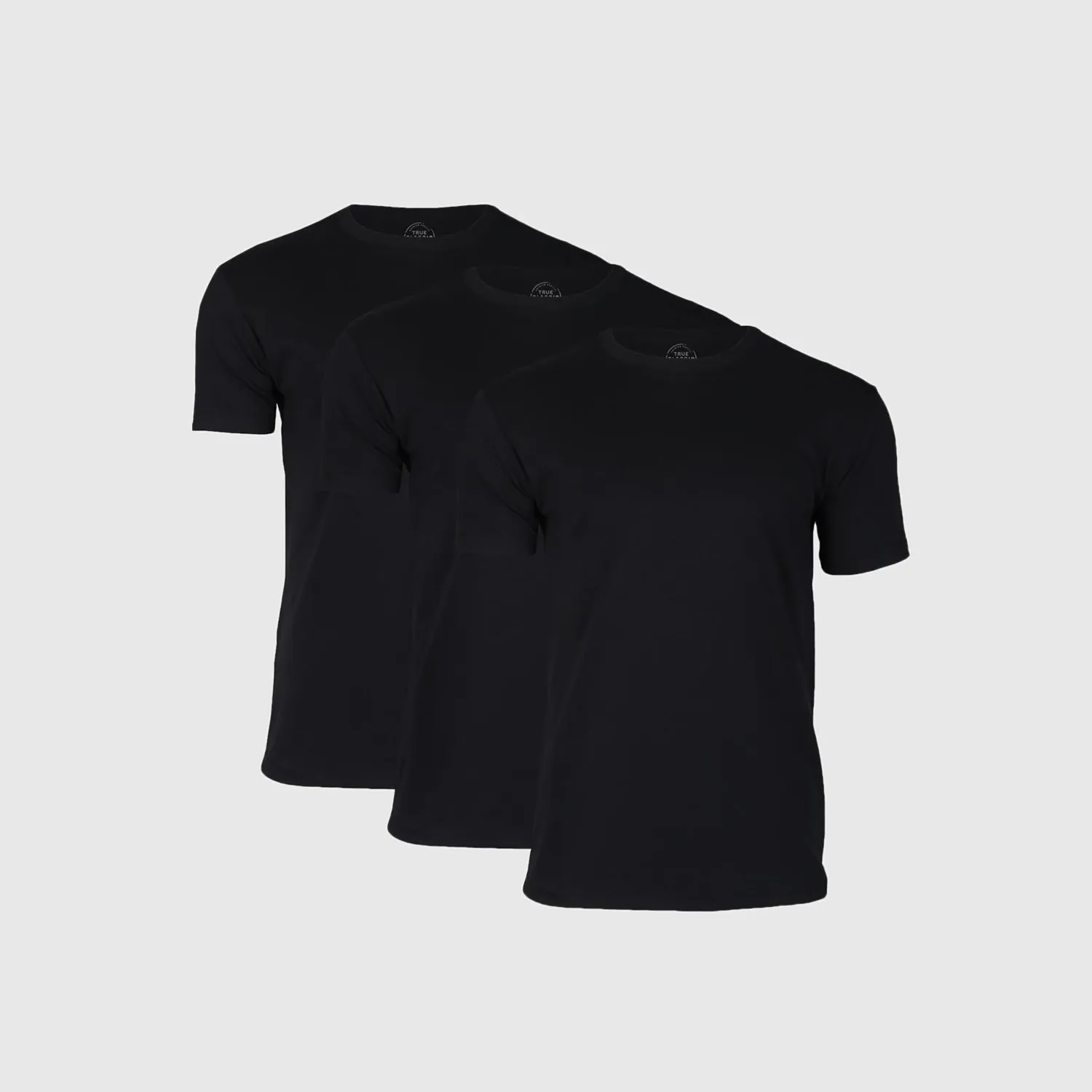 All Black Classic Crew Neck 3-Pack (Test) sold by True Classic