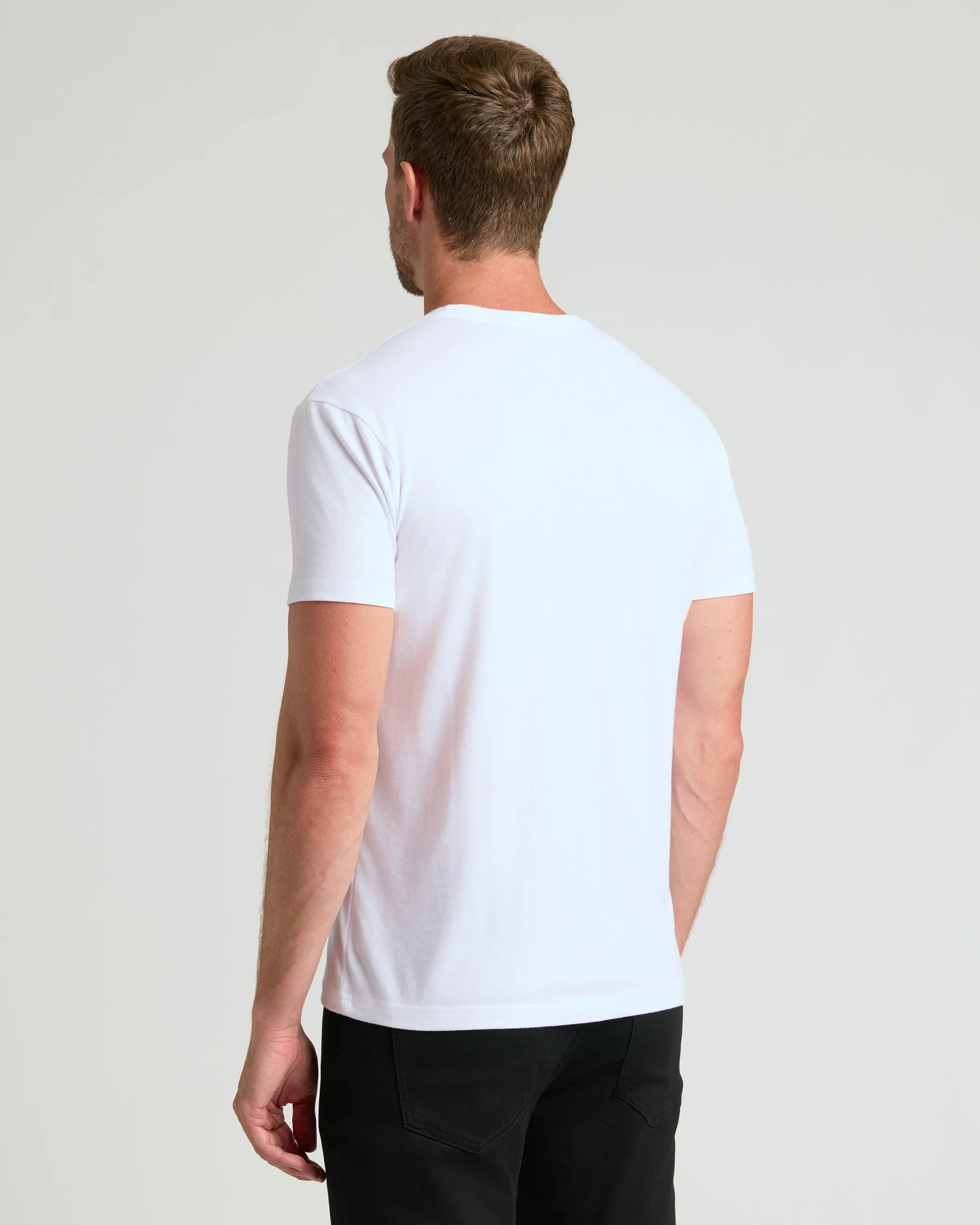 White Classic Crew Neck (Test) sold by True Classic product image thumbnail 3