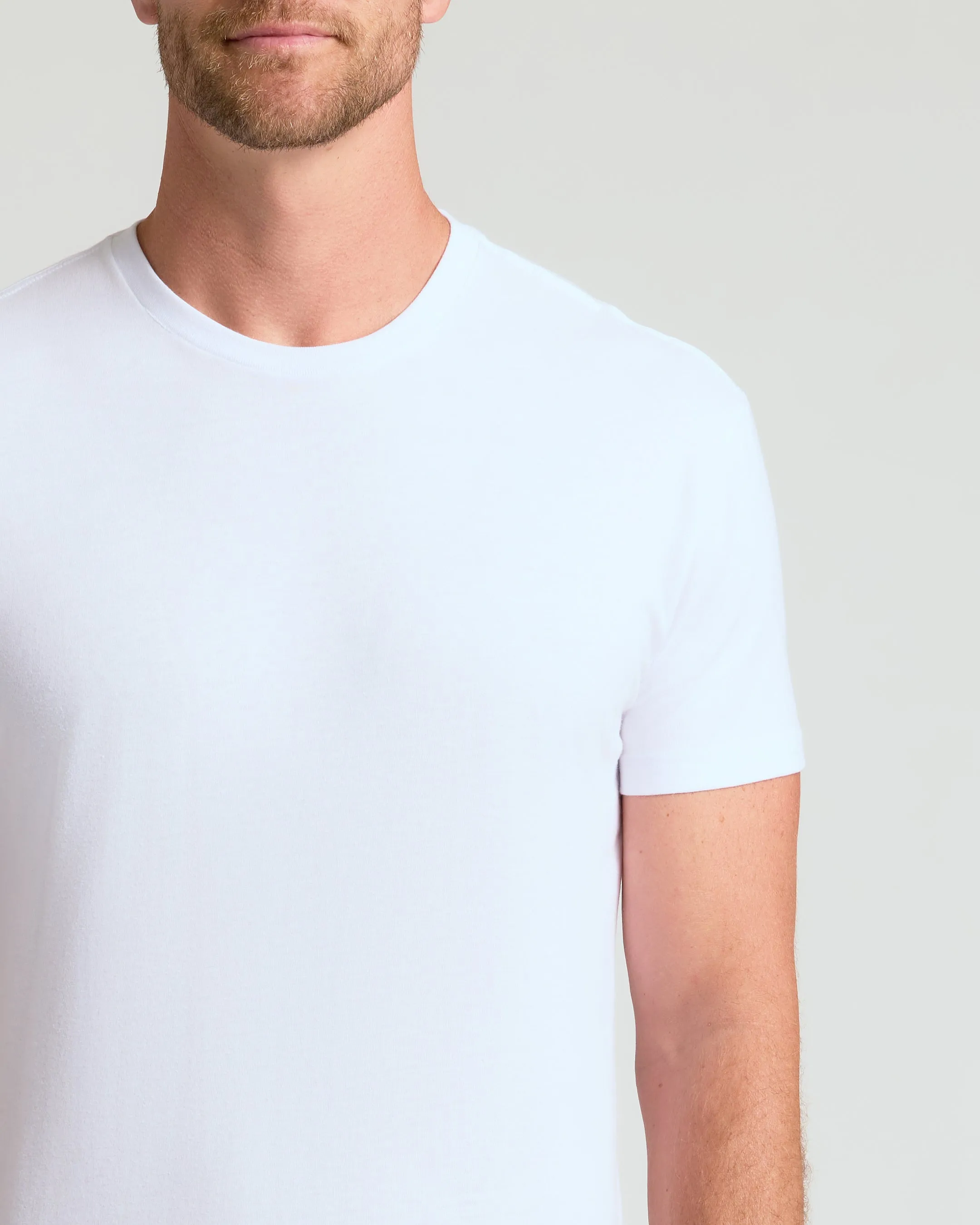 White Classic Crew Neck (Test) sold by True Classic product image thumbnail 5