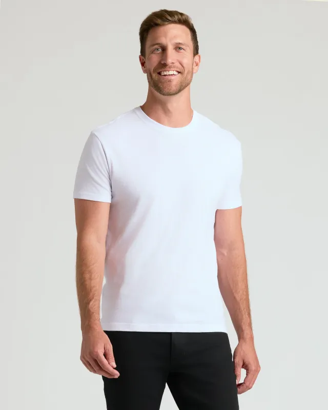 White Classic Crew Neck (Test) sold by True Classic
