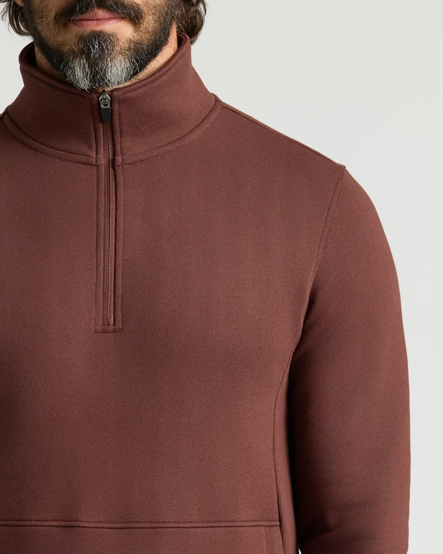 Carob Half Zip Fleece Sweatshirt & Jogger 2-Pack sold by True Classic product image thumbnail 5