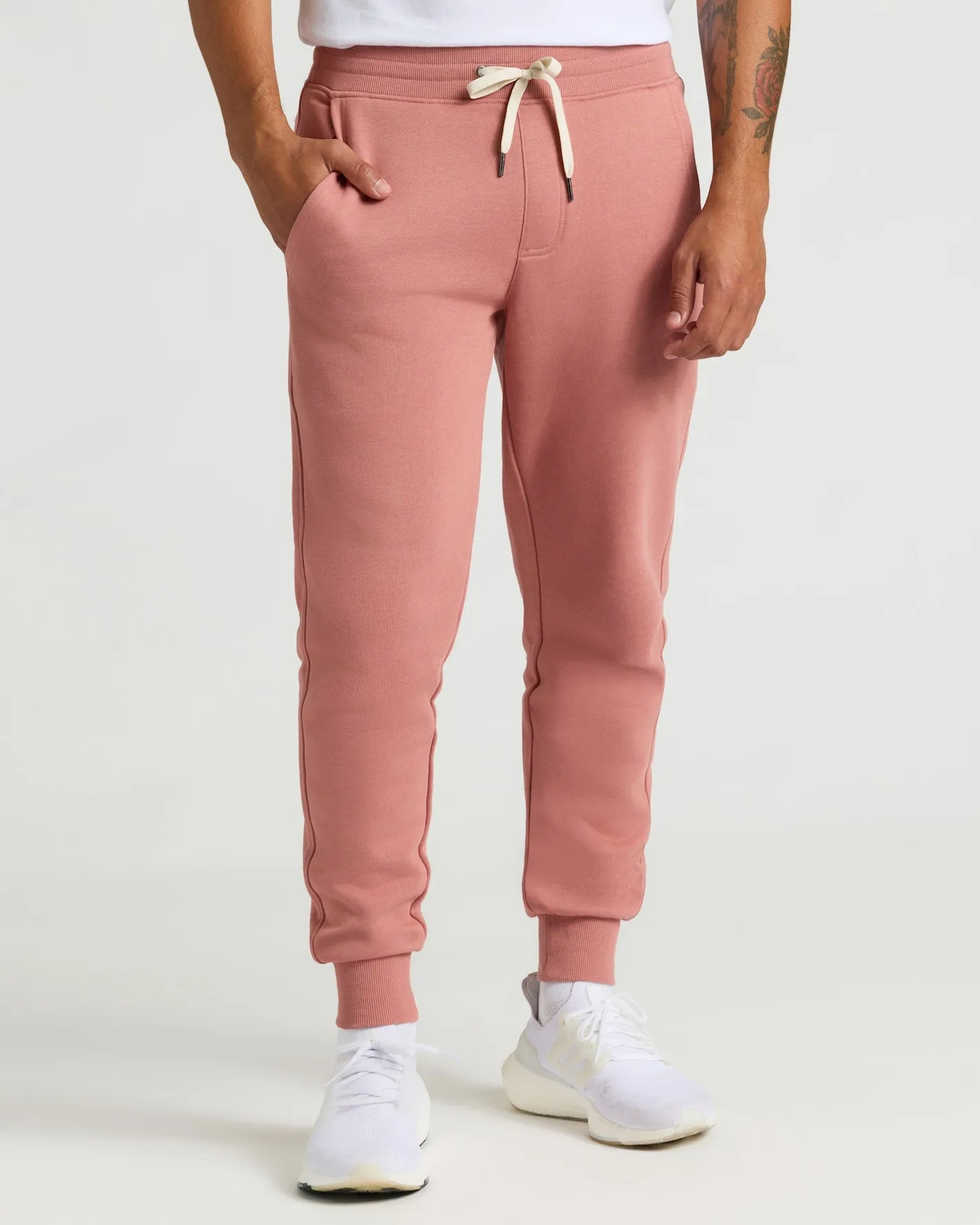 Rose & Carob Fleece French Terry Joggers 2-Pack sold by True Classic product image thumbnail 2