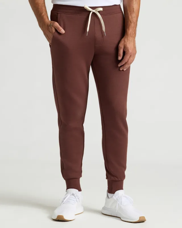 Carob Fleece French Terry Joggers sold by True Classic