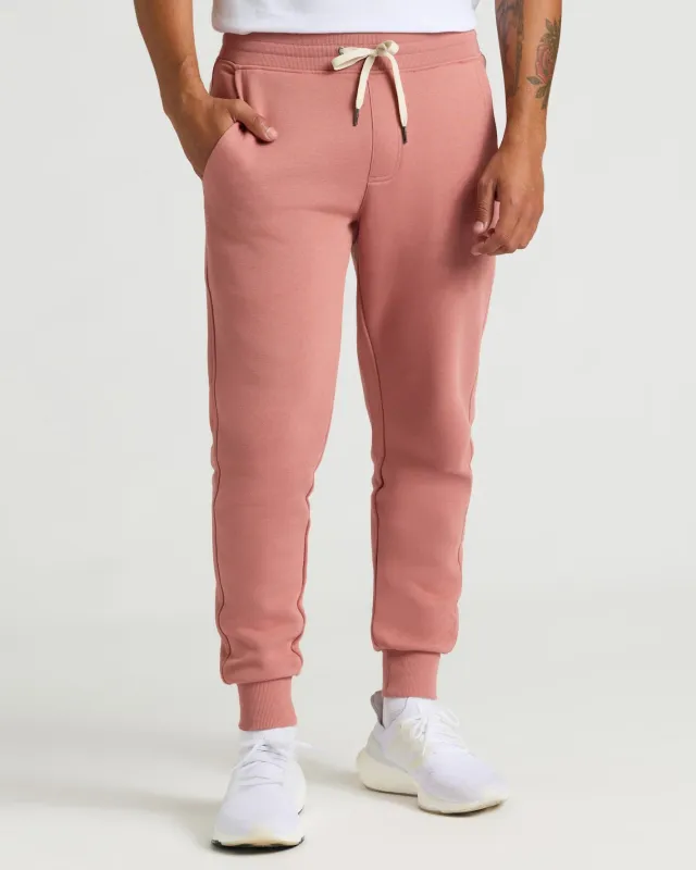 Rose Fleece French Terry Joggers sold by True Classic