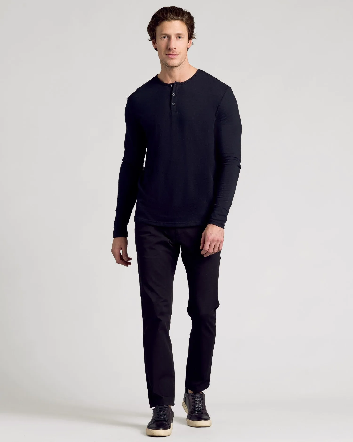 All Black Classic Henley 6-Pack sold by True Classic product image thumbnail 4
