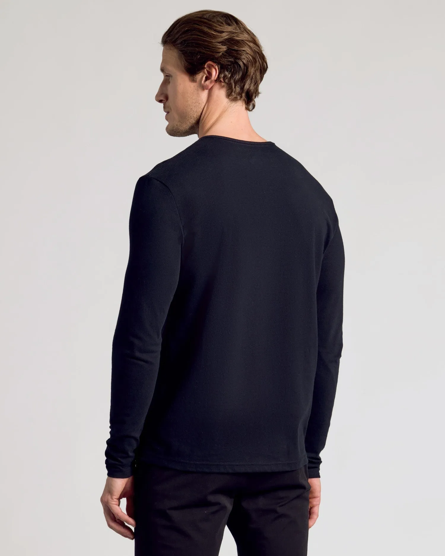 All Black Classic Henley 6-Pack sold by True Classic product image thumbnail 3