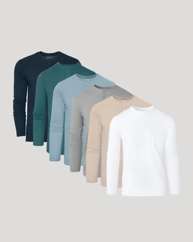 Classic Long Sleeve Henley 6-Pack sold by True Classic