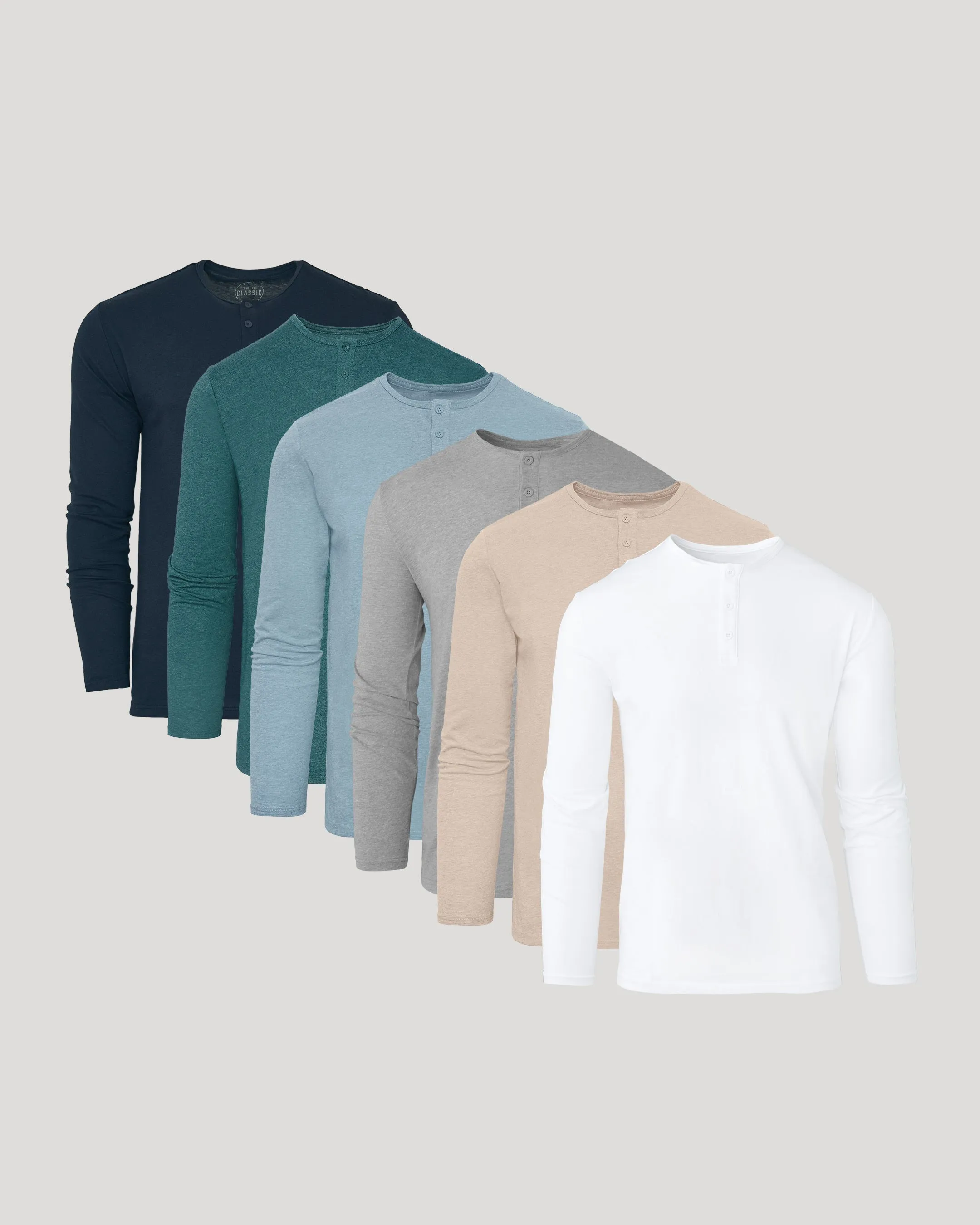 Classic Long Sleeve Henley 6-Pack sold by True Classic