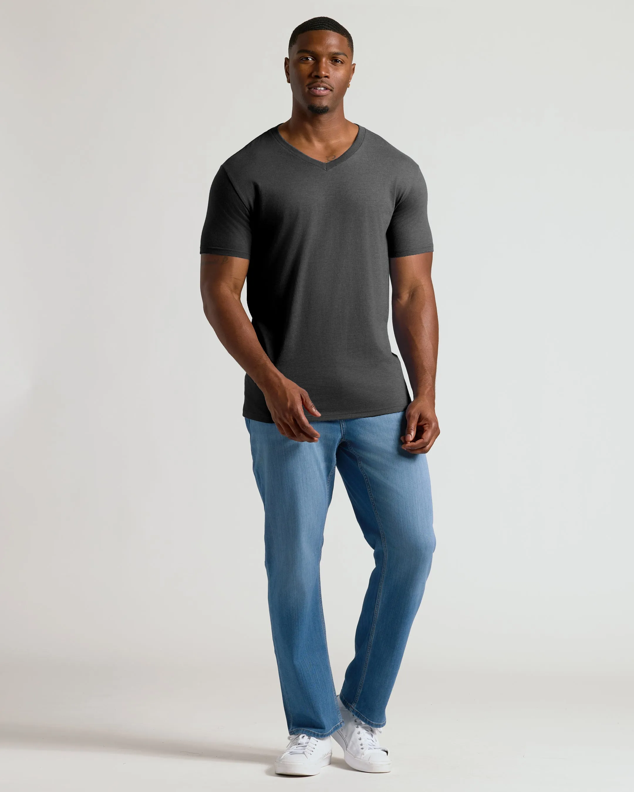 Short Sleeve Tall Classic V-Neck 3-Pack sold by True Classic product image thumbnail 5