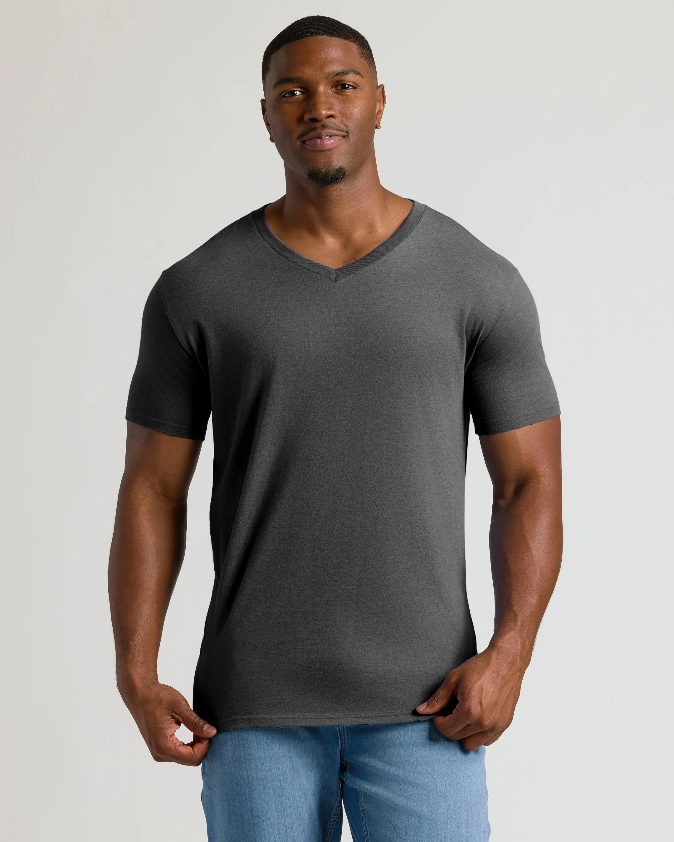 Short Sleeve Tall Classic V-Neck 3-Pack sold by True Classic product image thumbnail 4