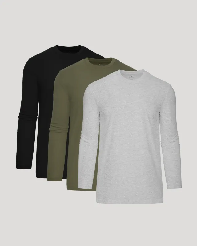 Tall Classic Long Sleeve Crew 3-Pack sold by True Classic
