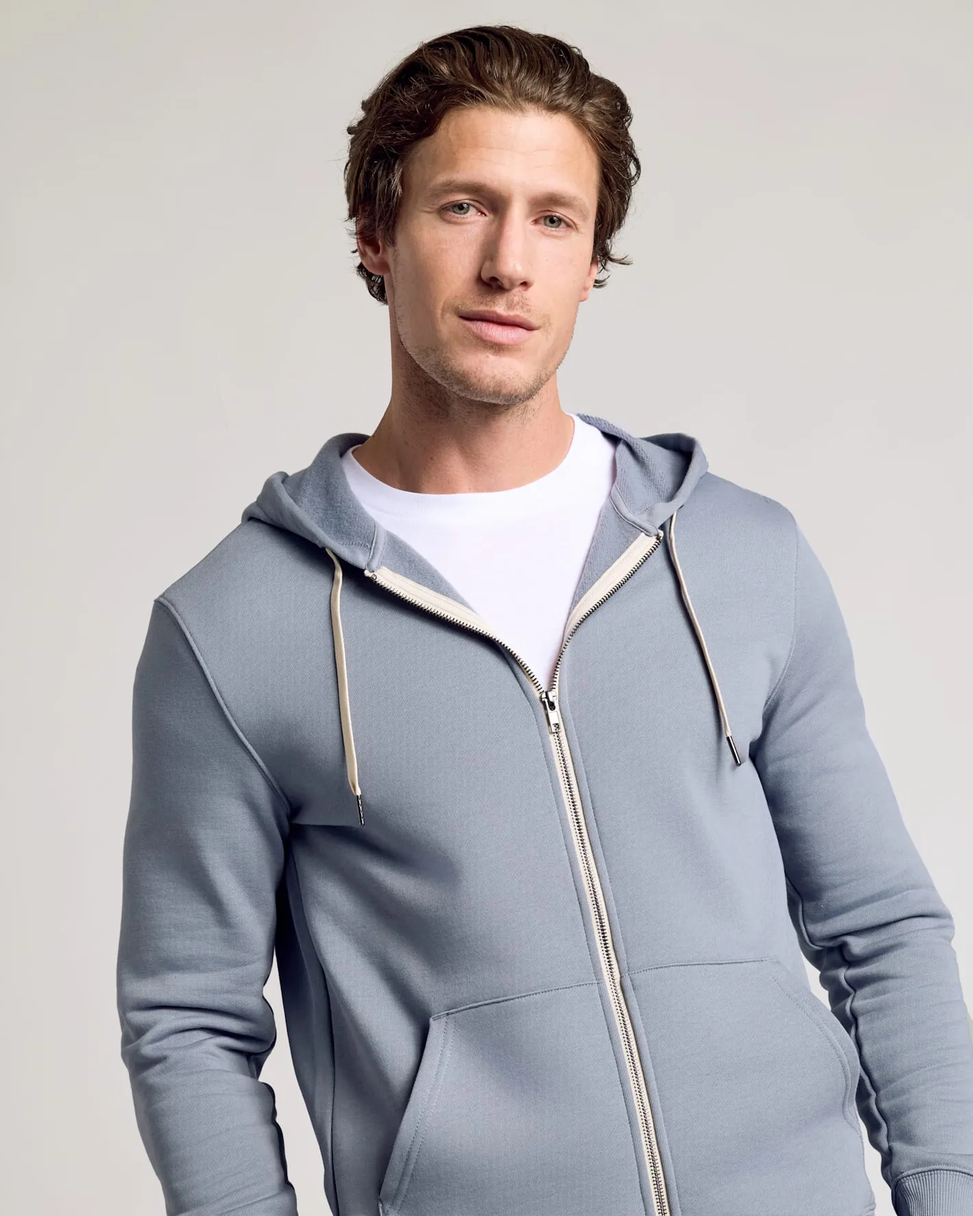 Dusty Blue Full Zip Fleece Hoodie & Jogger 2-Pack sold by True Classic product image thumbnail 5