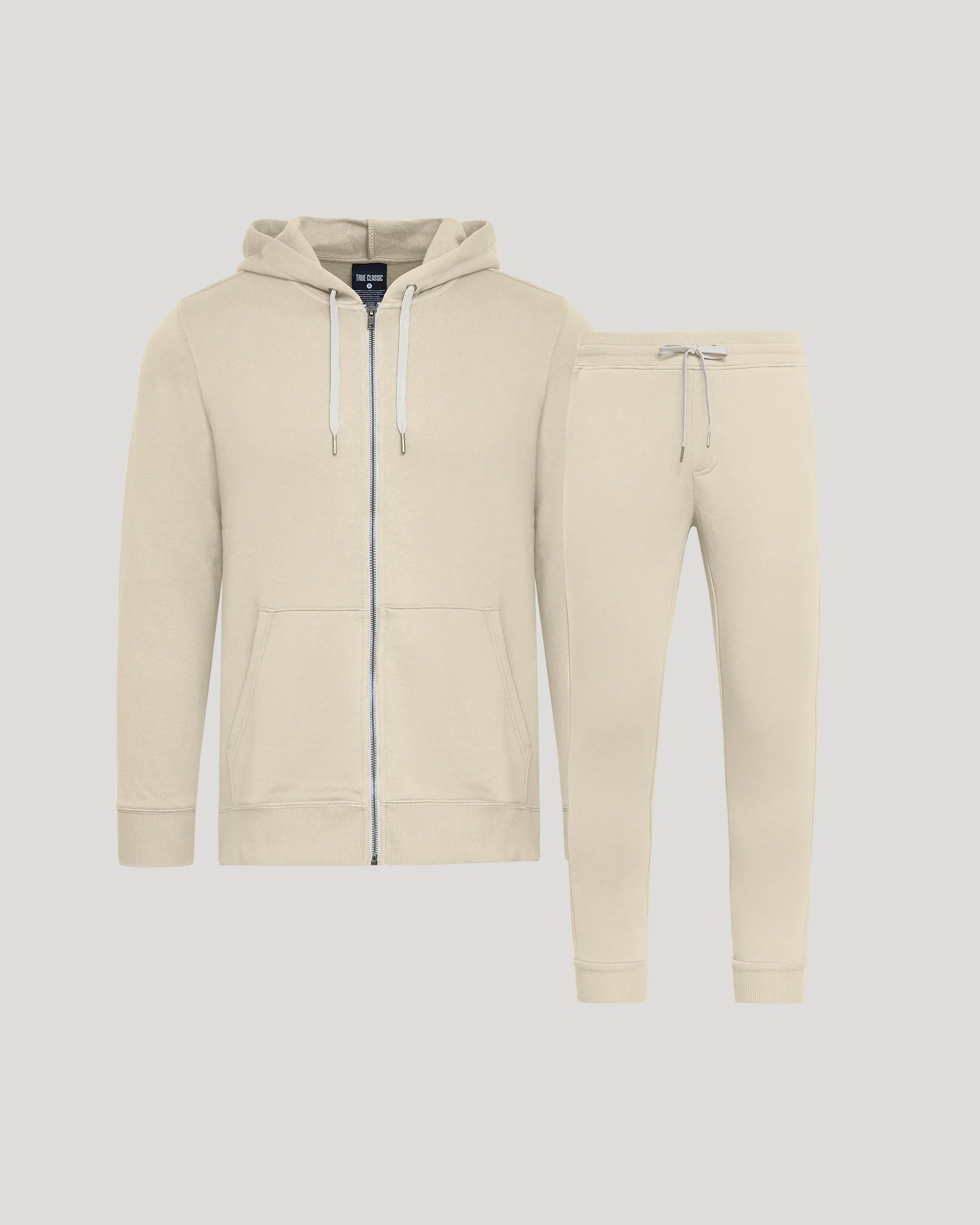 Dune Full Zip Fleece Hoodie & Jogger 2-Pack sold by True Classic
