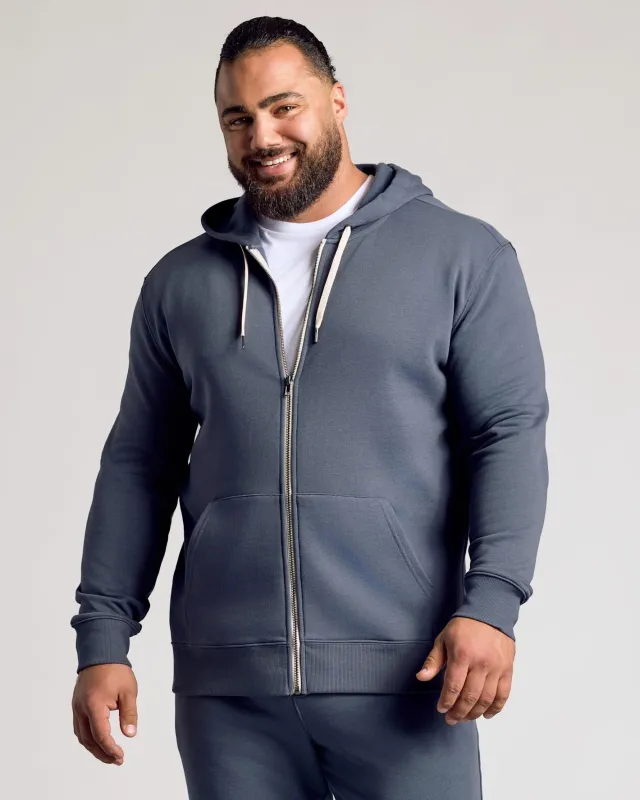 Stormy Fleece French Terry Zip Hoodie sold by True Classic
