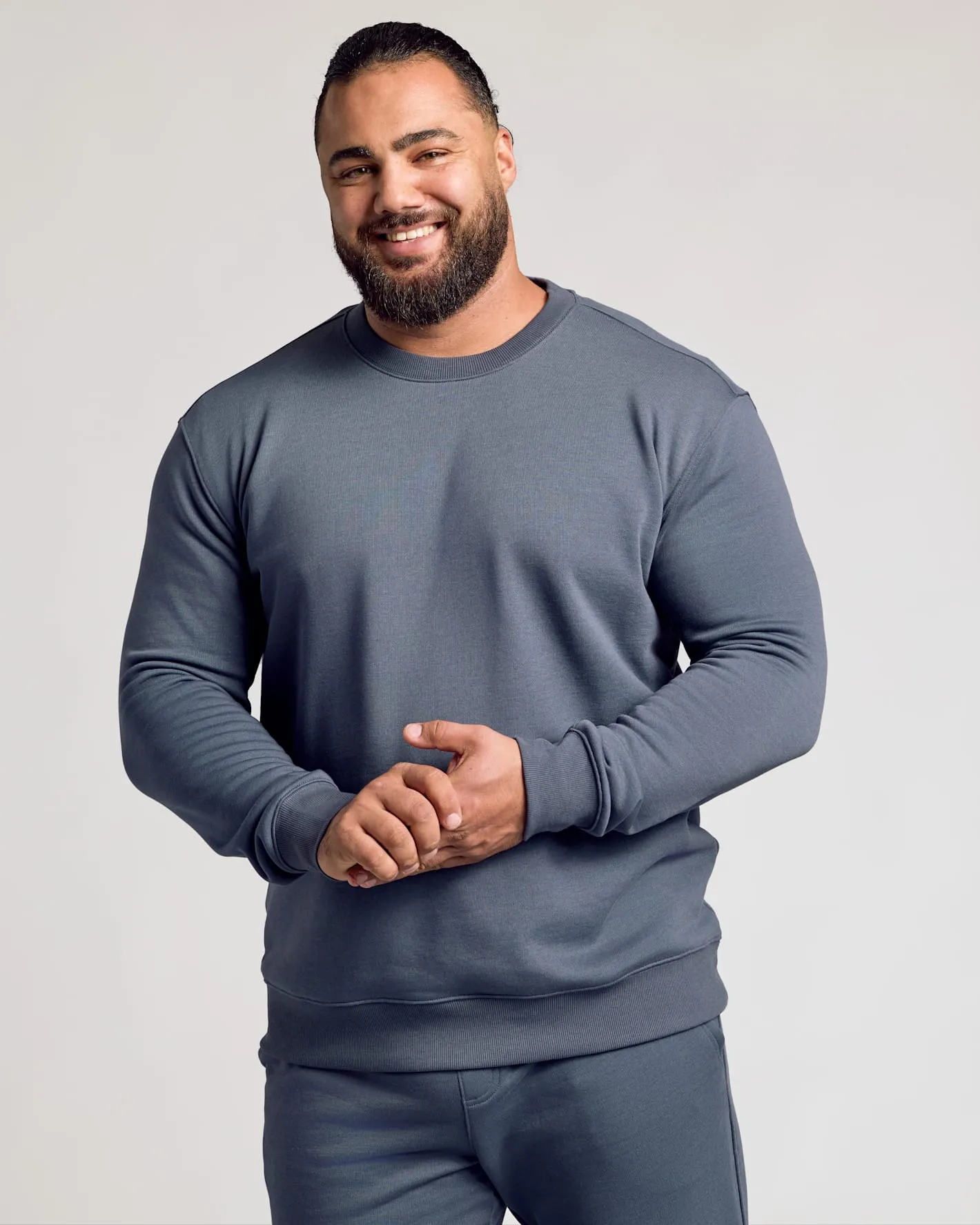 Stormy Fleece French Terry Pullover Crew Neck sold by True Classic product image thumbnail 5