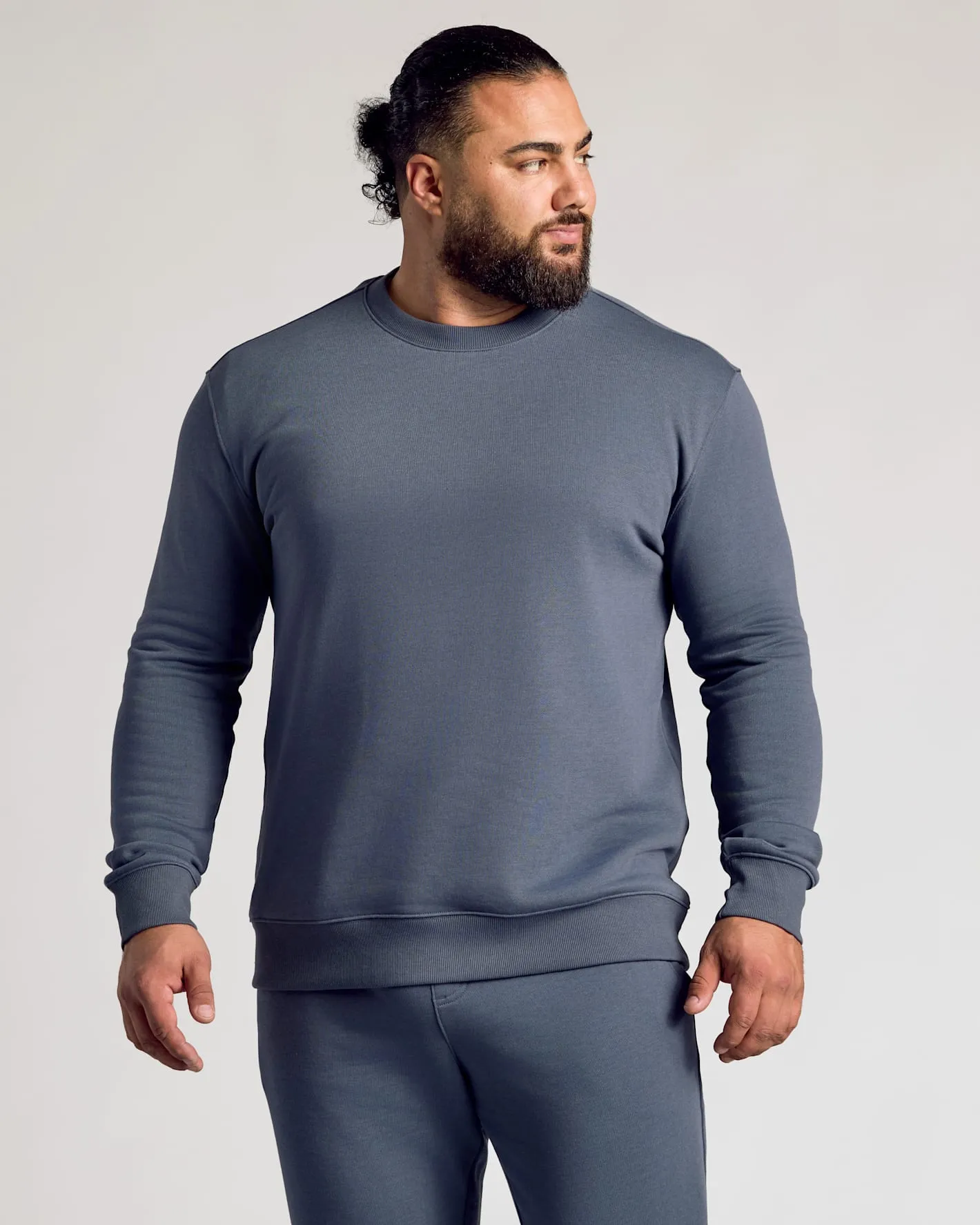 Stormy Fleece French Terry Pullover Crew Neck sold by True Classic