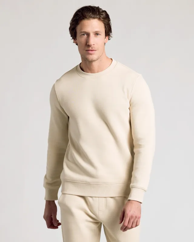 Dune Fleece French Terry Pullover Crew Neck sold by True Classic