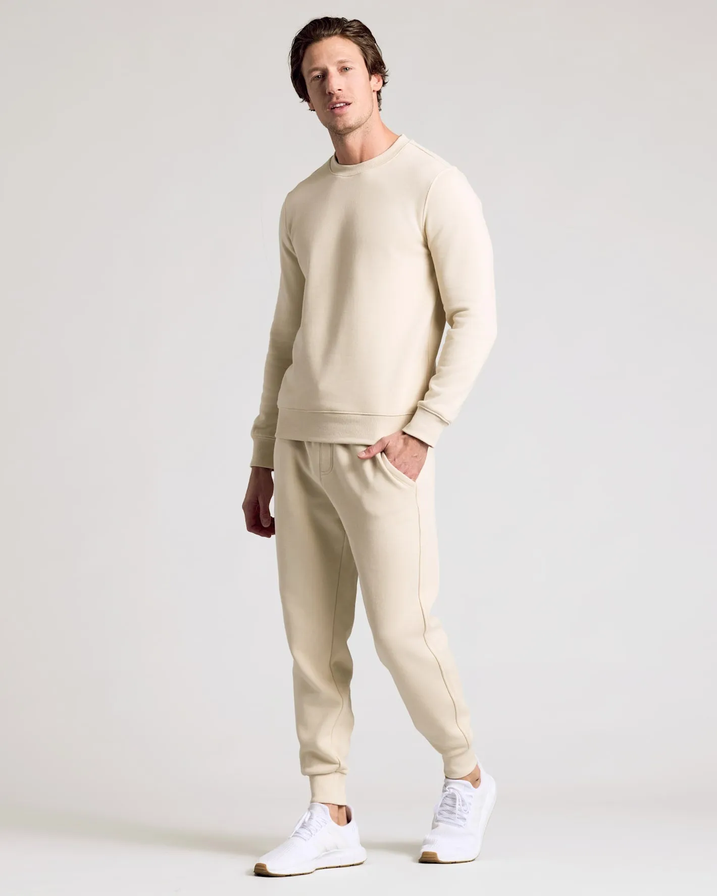 Dune Fleece French Terry Pullover Crew Neck sold by True Classic product image thumbnail 4