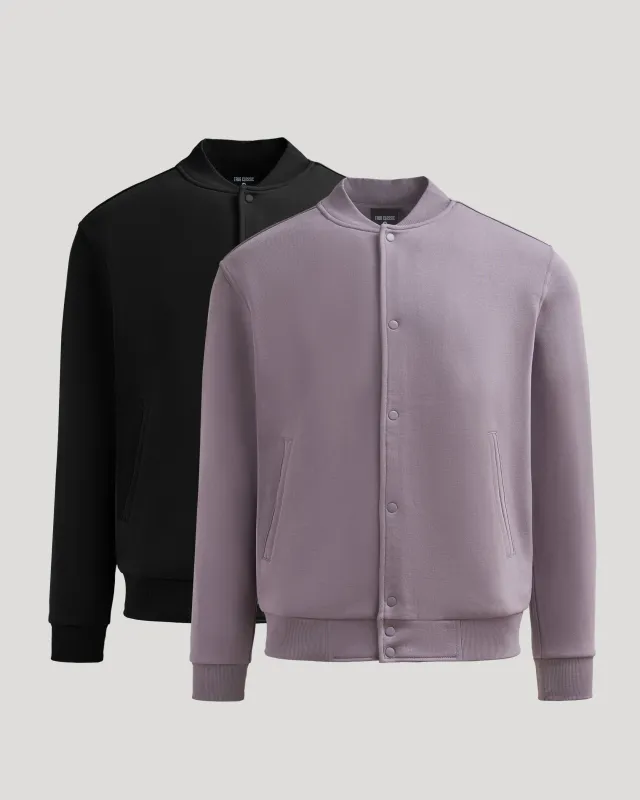 Black & Thistle Bomber Fleece Jacket 2-Pack sold by True Classic