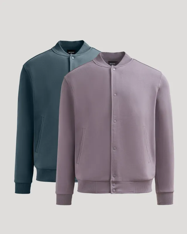 Neptune & Thistle Bomber Fleece Jacket 2-Pack sold by True Classic