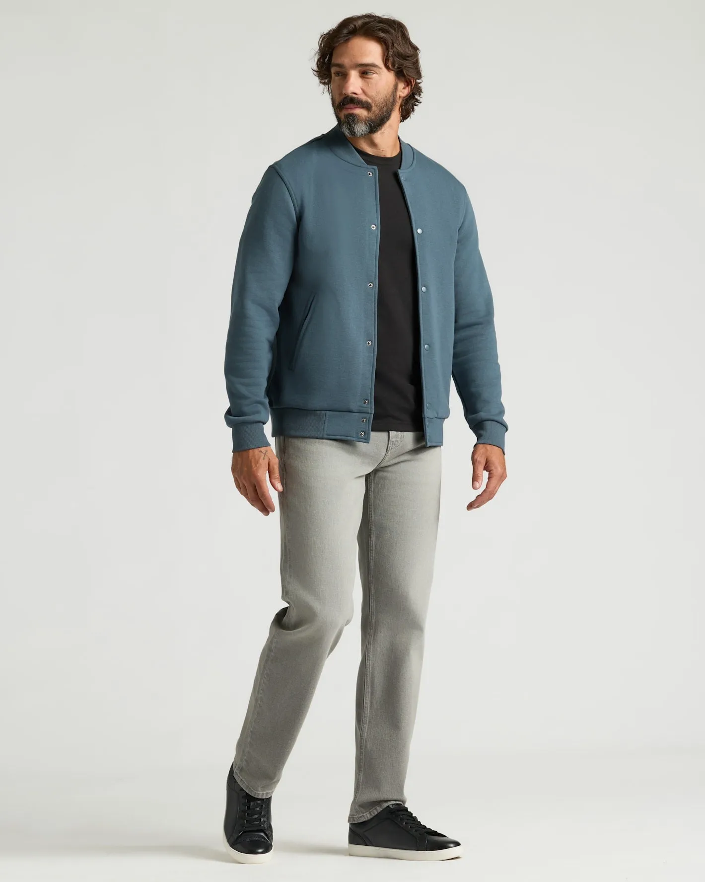 Neptune Fleece Bomber Jacket sold by True Classic product image thumbnail 4