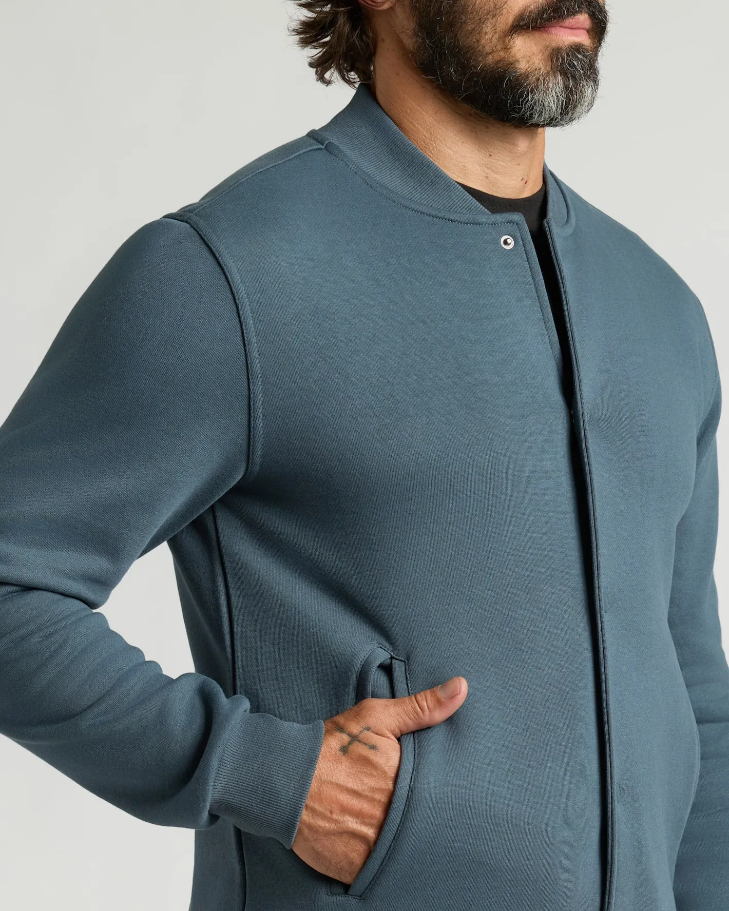 Neptune Fleece Bomber Jacket sold by True Classic product image thumbnail 5