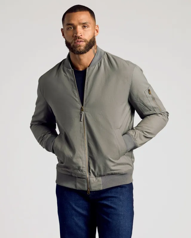 Carbon Bomber Jacket sold by True Classic