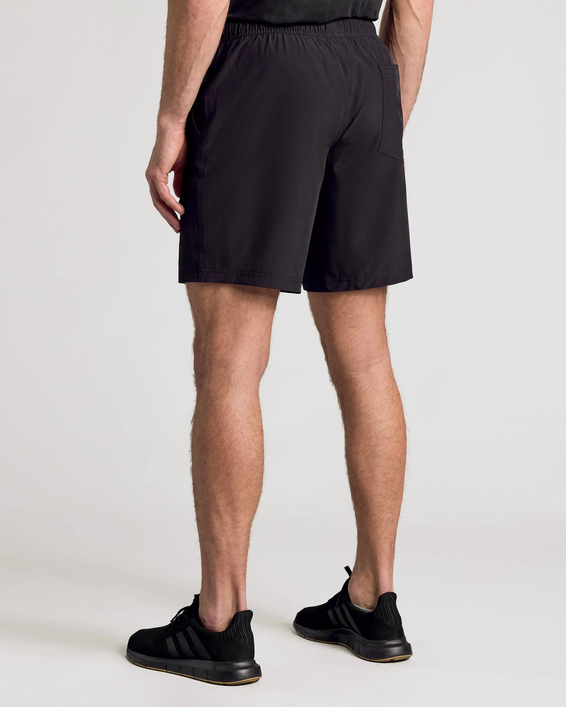 9" All Black Active Quick Dry Shorts 3-Pack sold by True Classic product image thumbnail 3