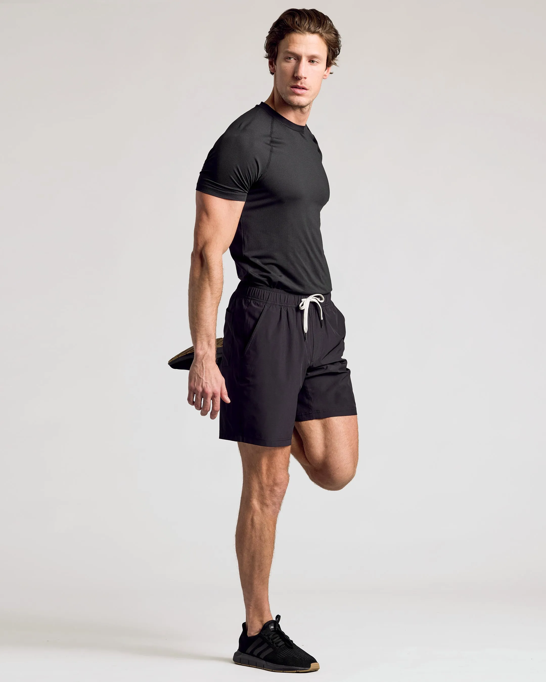 9" All Black Active Quick Dry Shorts 2-Pack sold by True Classic product image thumbnail 4