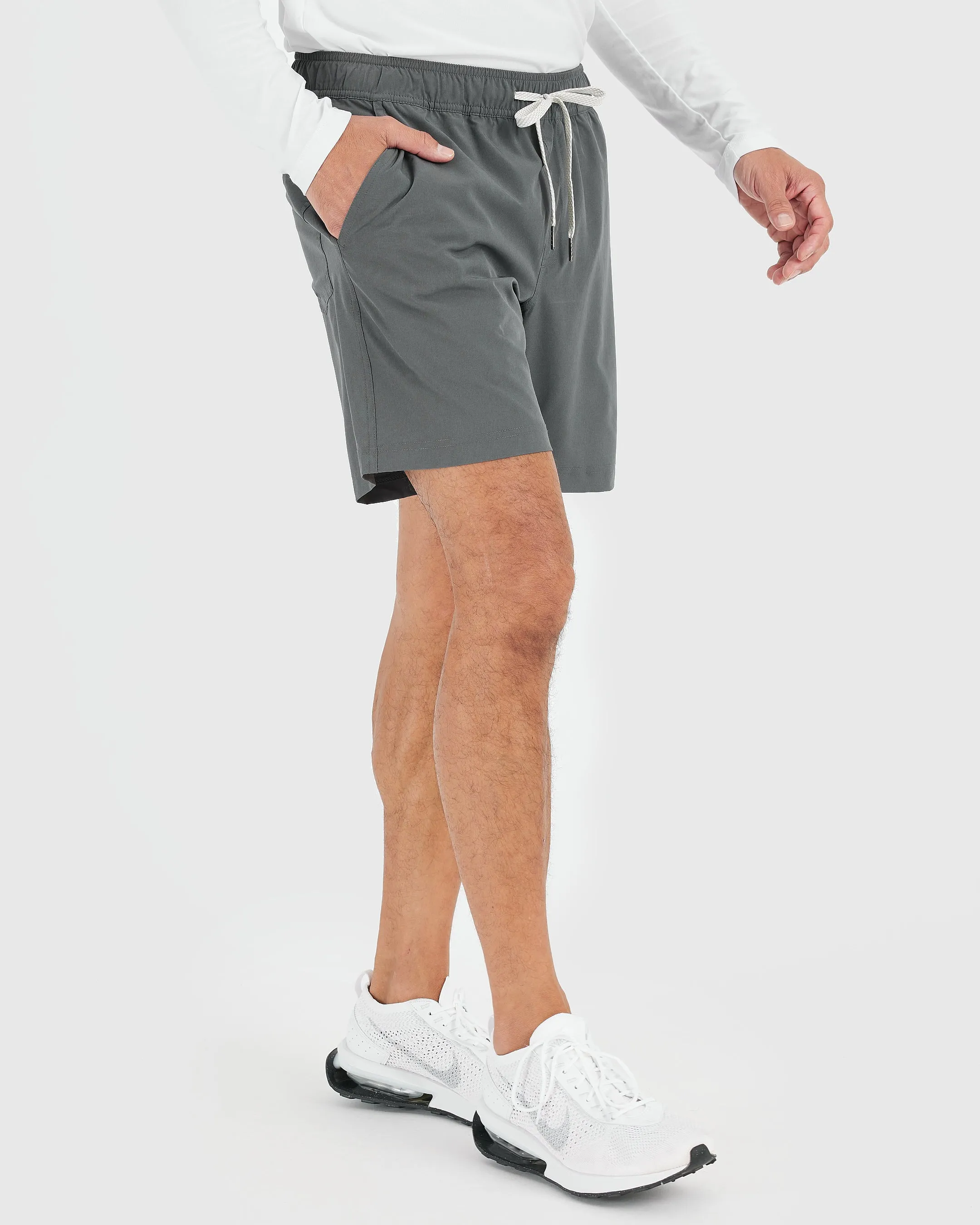 7" All Carbon Active Quick Dry Shorts with Liner 2-Pack sold by True Classic product image thumbnail 4