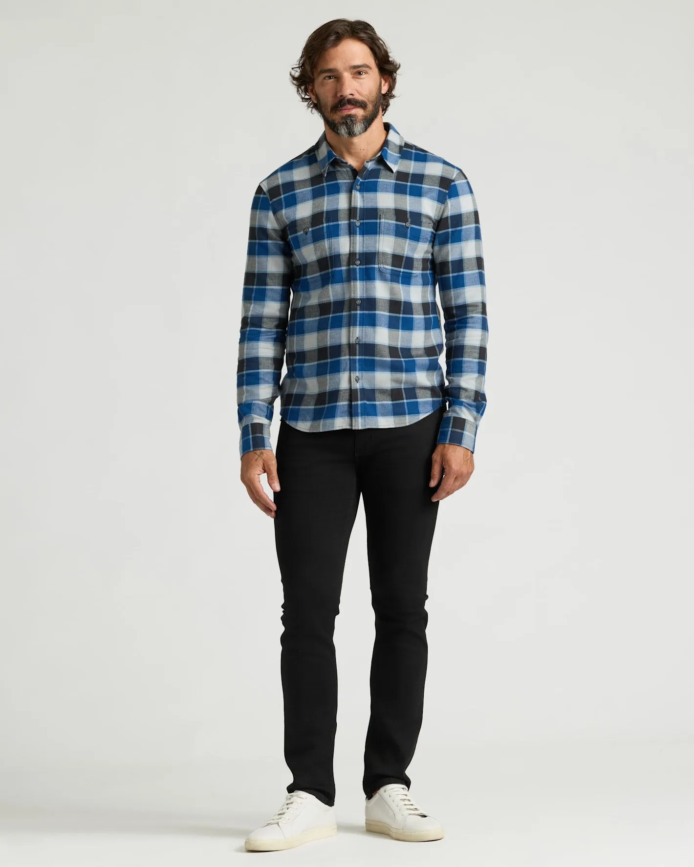 Long Sleeve Flannel Shirts 3-Pack sold by True Classic product image thumbnail 4
