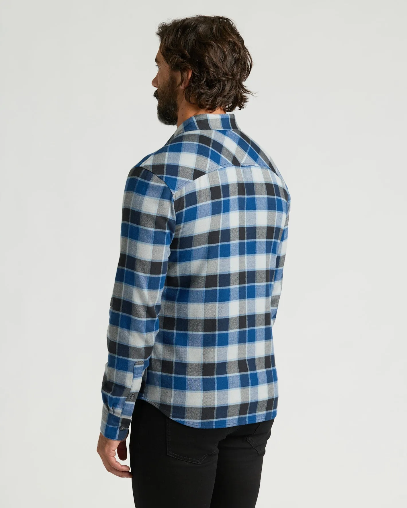 Long Sleeve Flannel Shirts 3-Pack sold by True Classic product image thumbnail 3