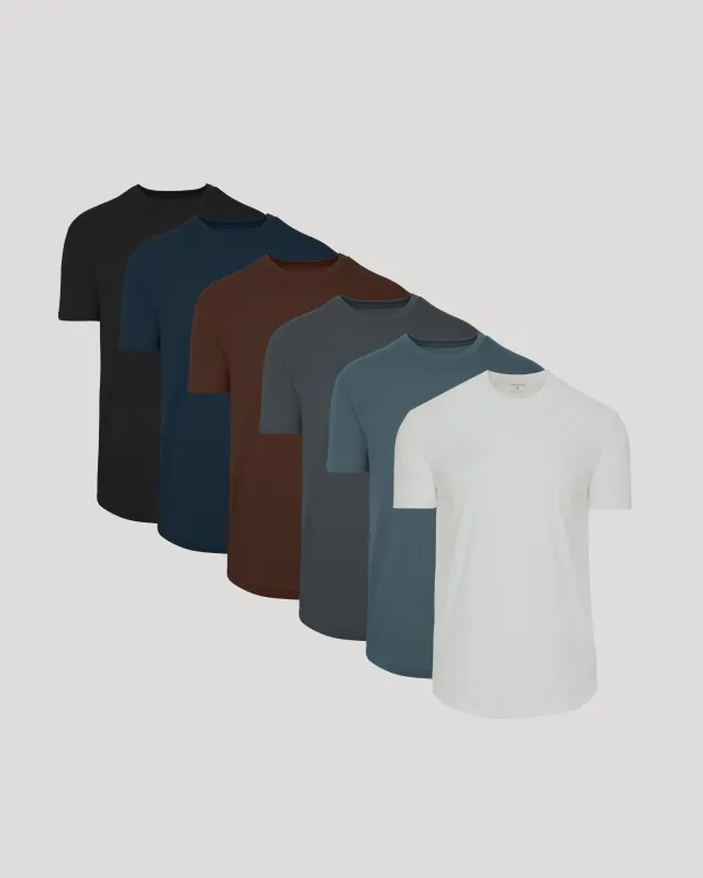 Seasonal Classic Curved Hem Crew 6-Pack sold by True Classic
